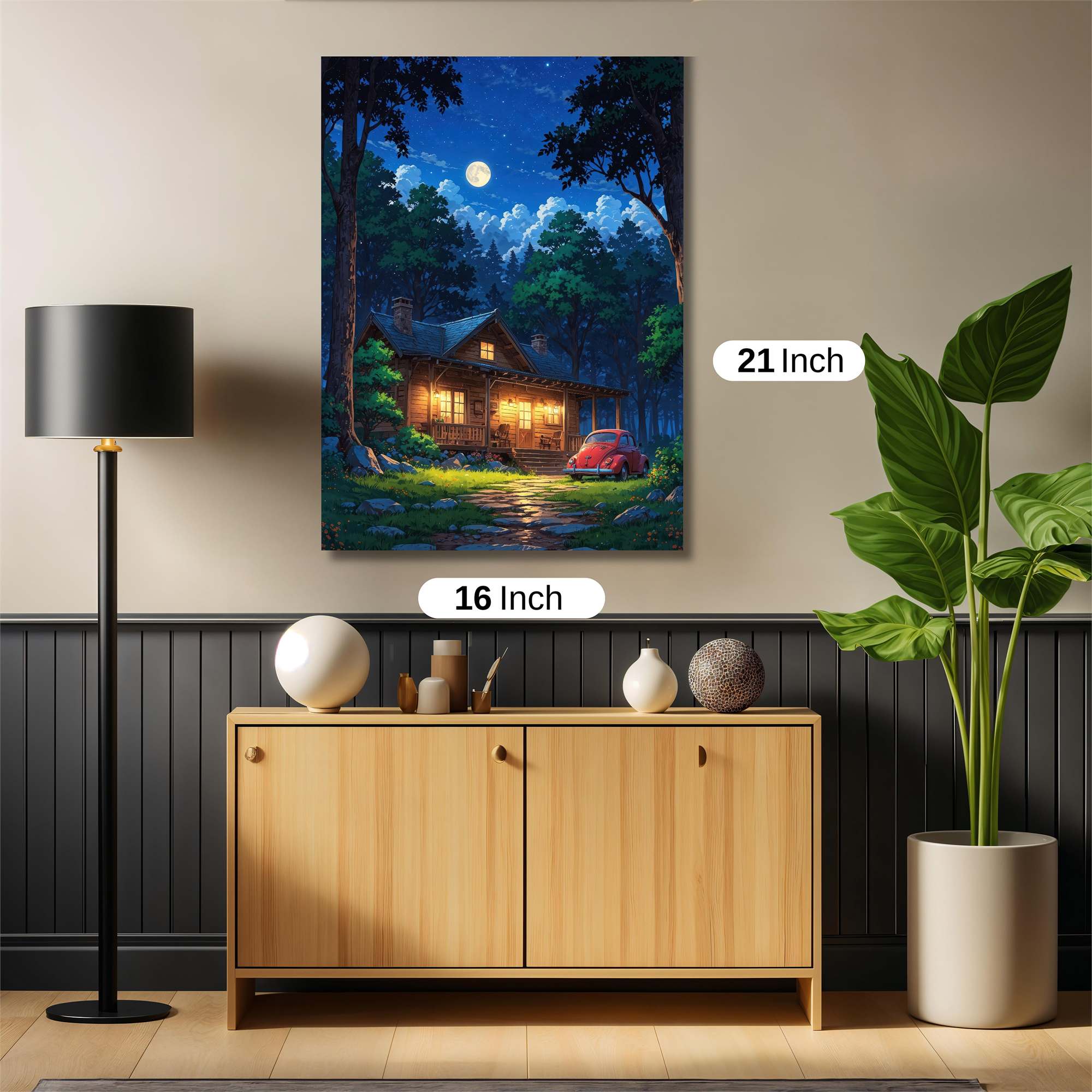 Cabin Serenity Safe Wall Magnetic / M