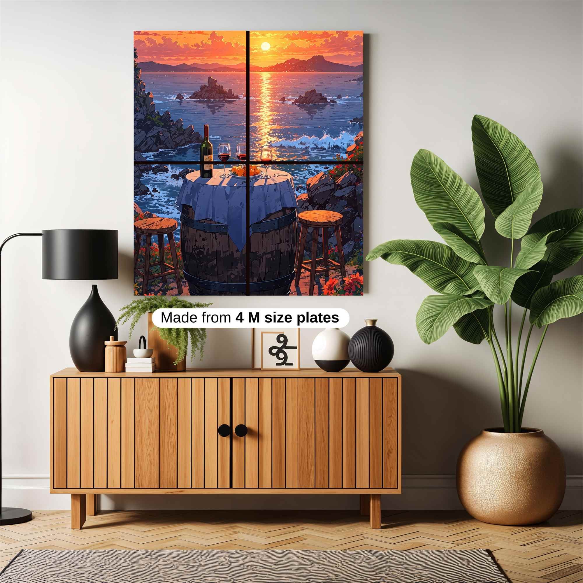 Sunset Serenity Safe Wall Magnetic / M