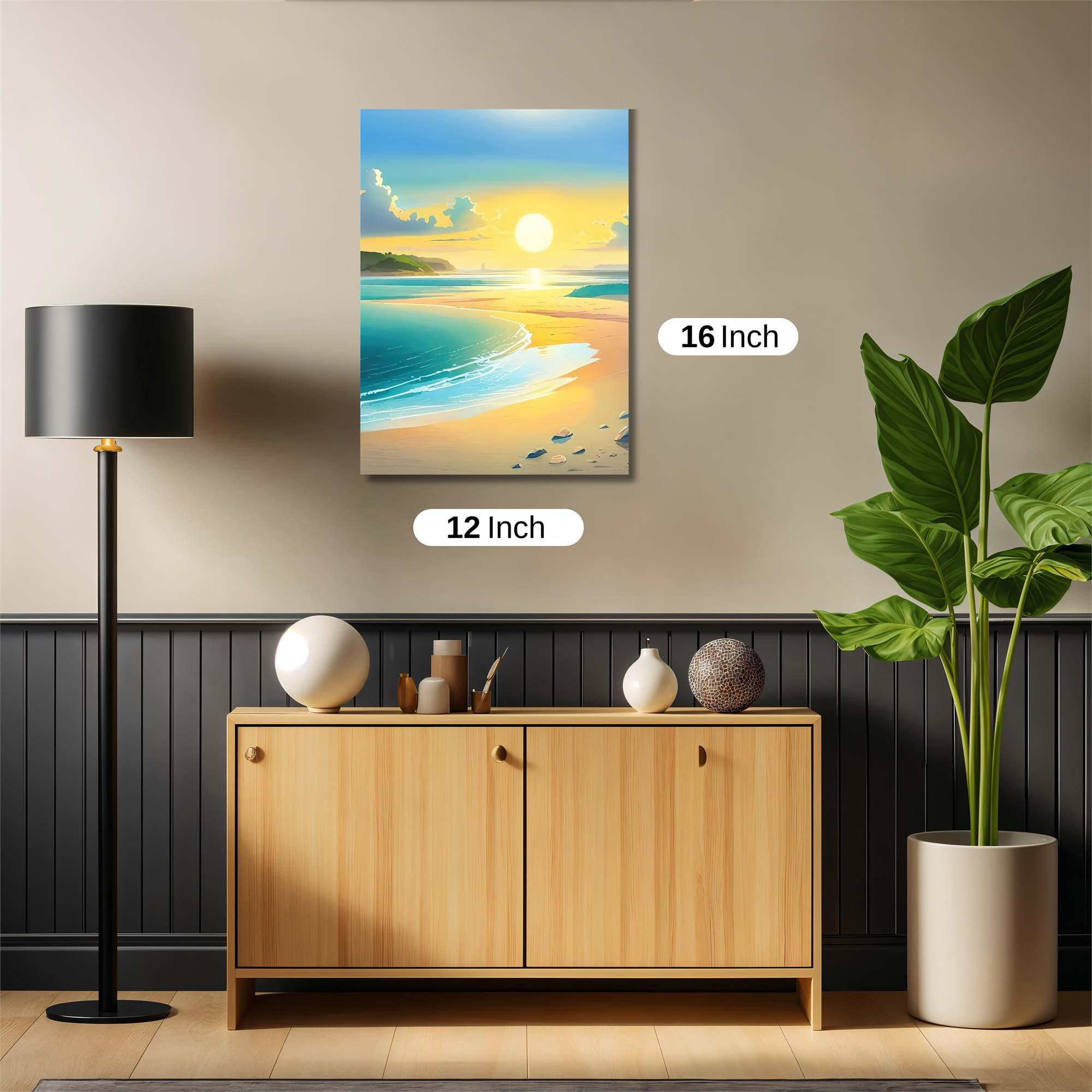 Sunrise Serenity Safe Wall Magnetic / M