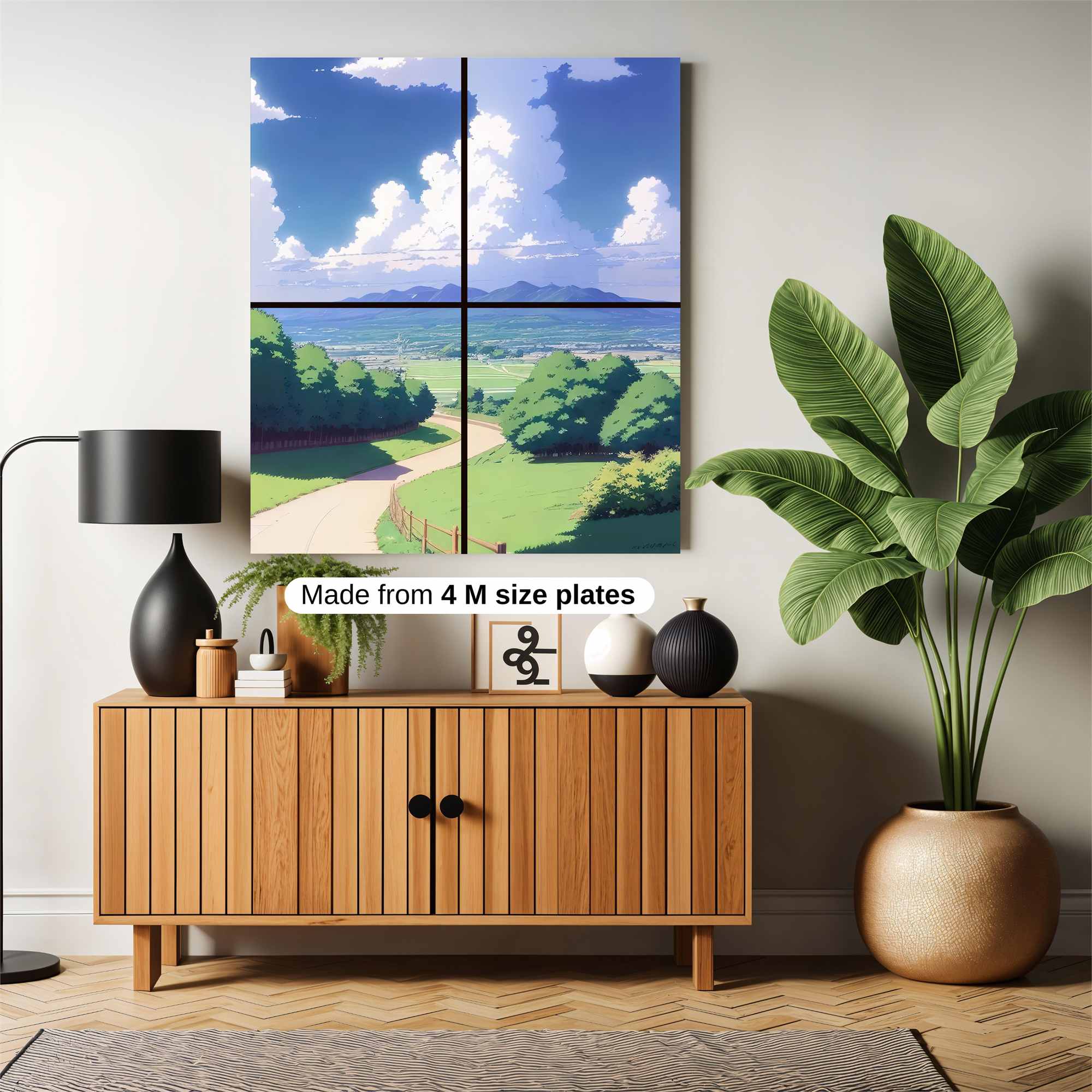 Mountains Serene Safe Wall Magnetic / M