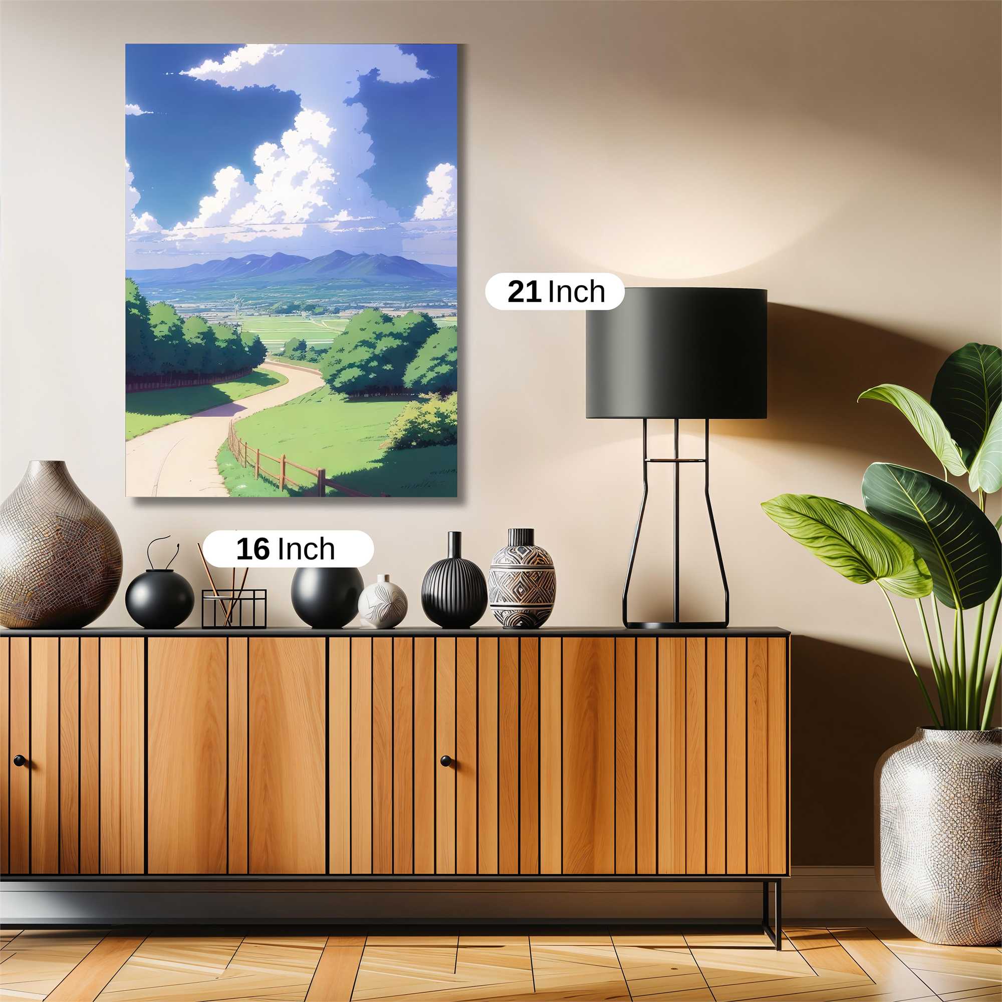 Mountains Serene Safe Wall Magnetic / M