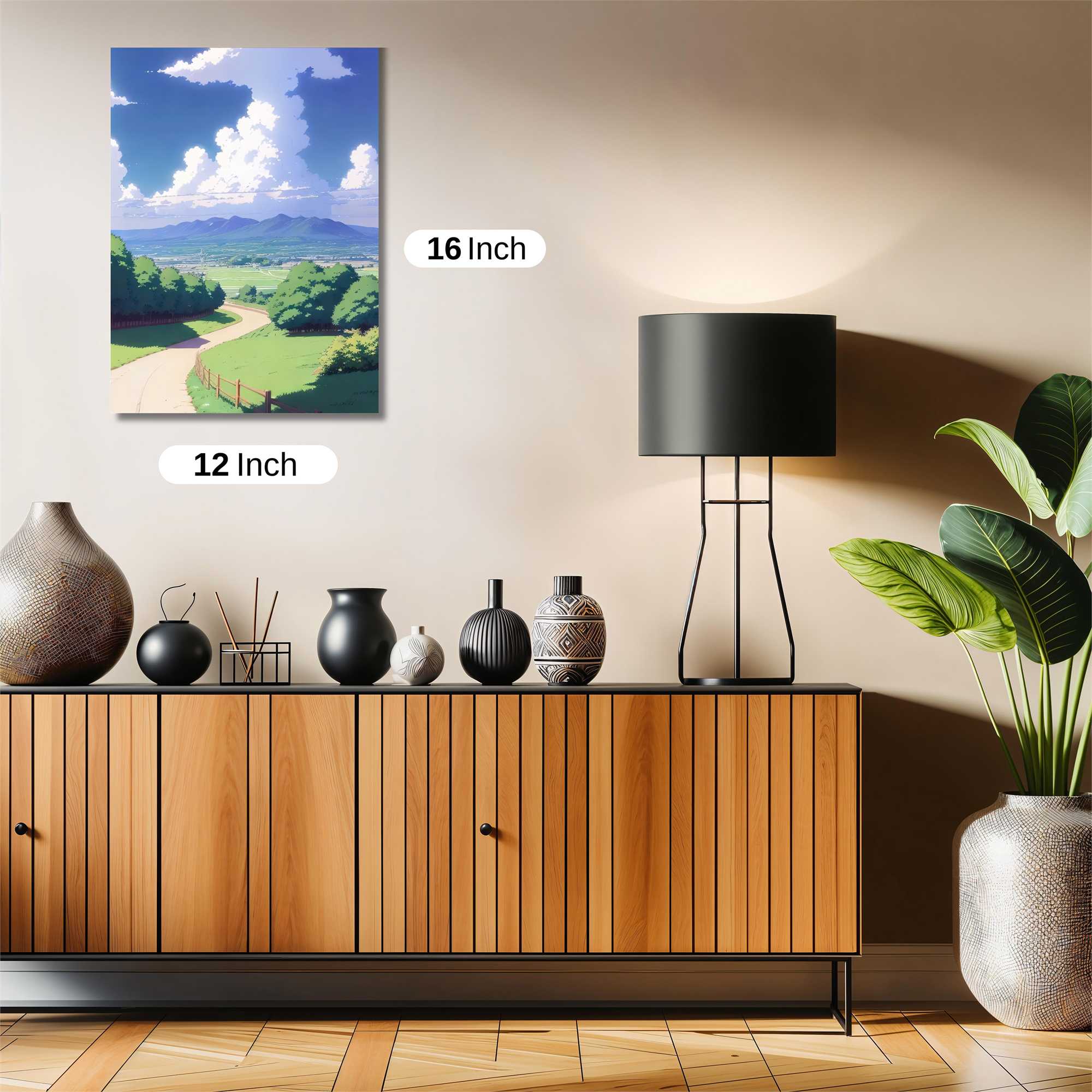 Mountains Serene Safe Wall Magnetic / M