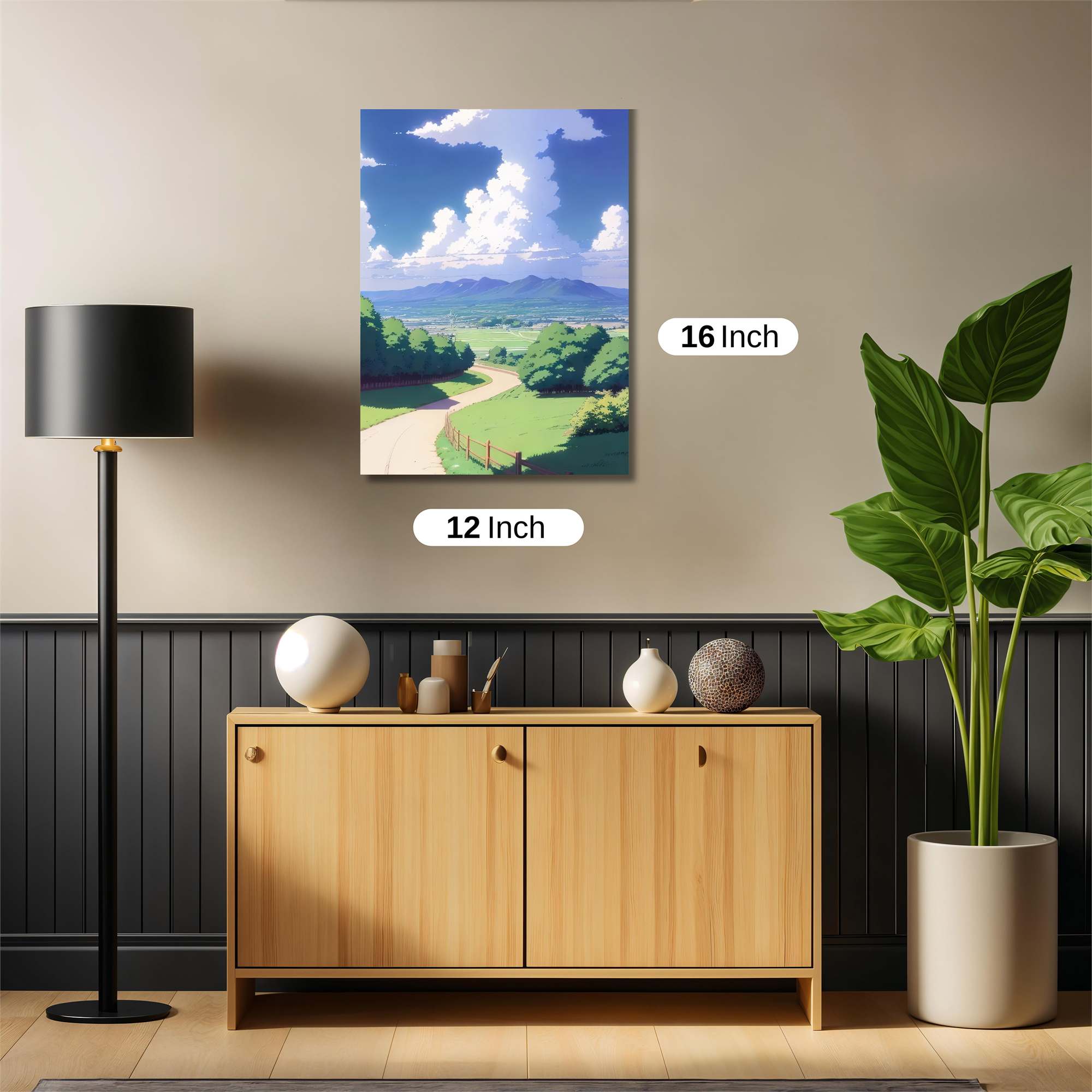 Mountains Serene Safe Wall Magnetic / M