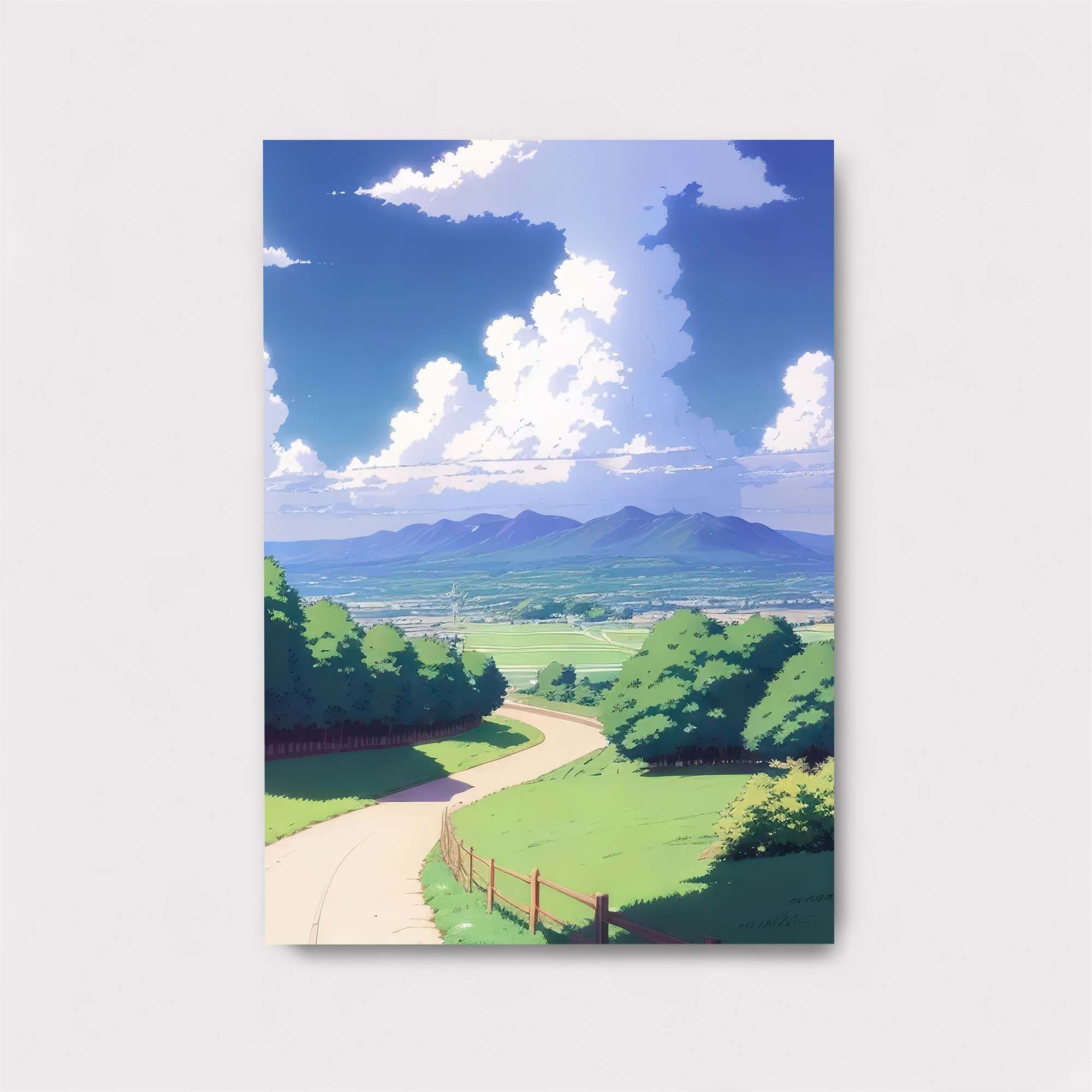 Mountains Serene Safe Wall Magnetic / M