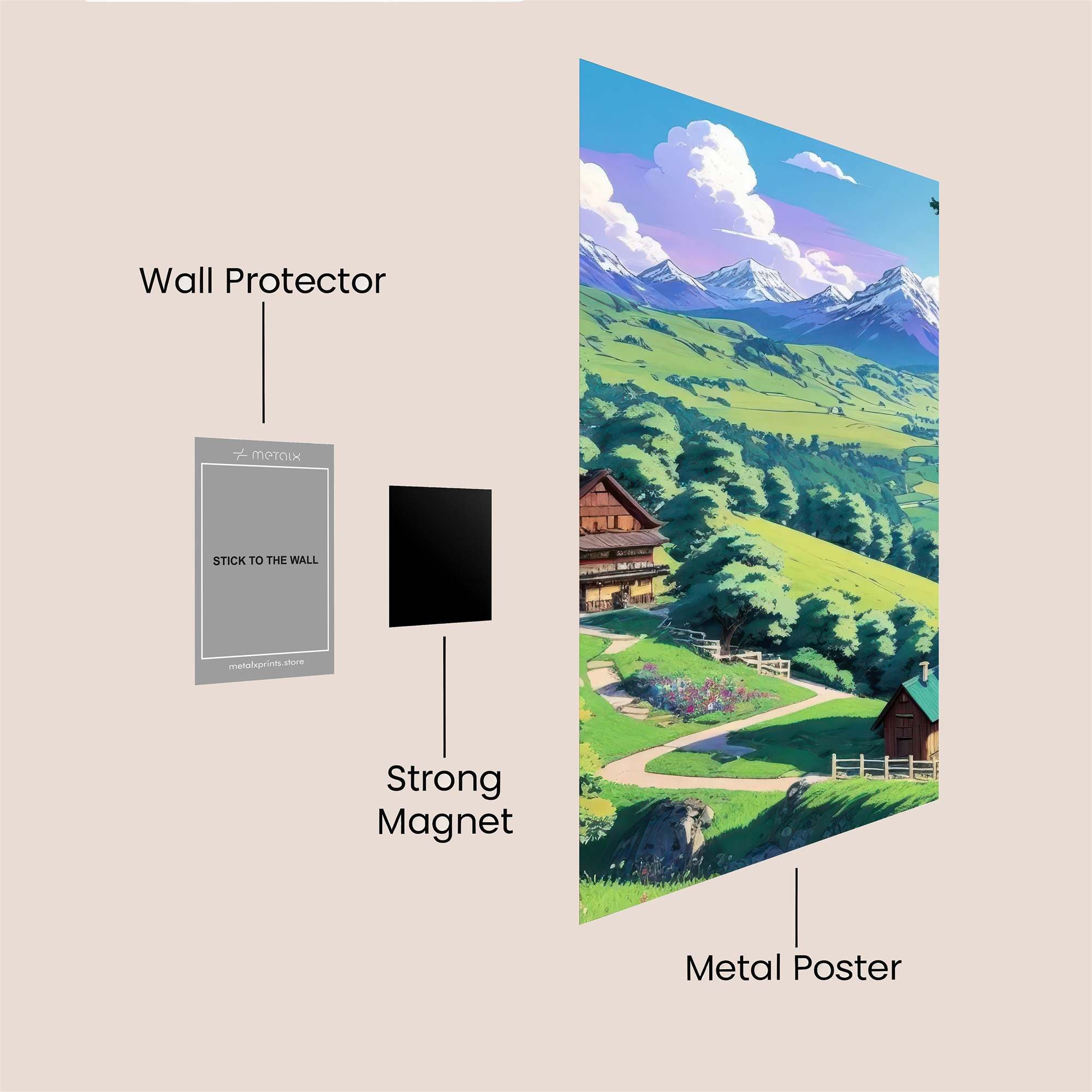 Alpine Serenity Safe Wall Magnetic / M