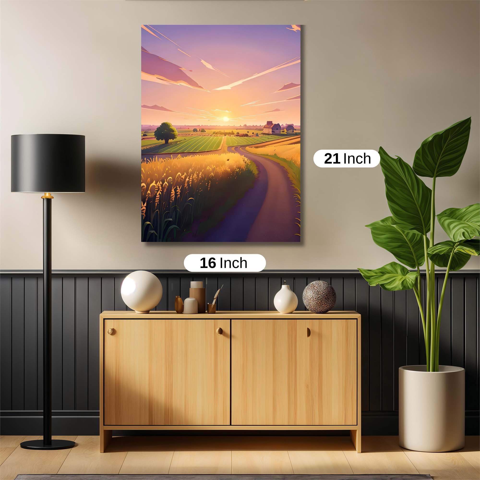 Sunset Serenity Safe Wall Magnetic / M