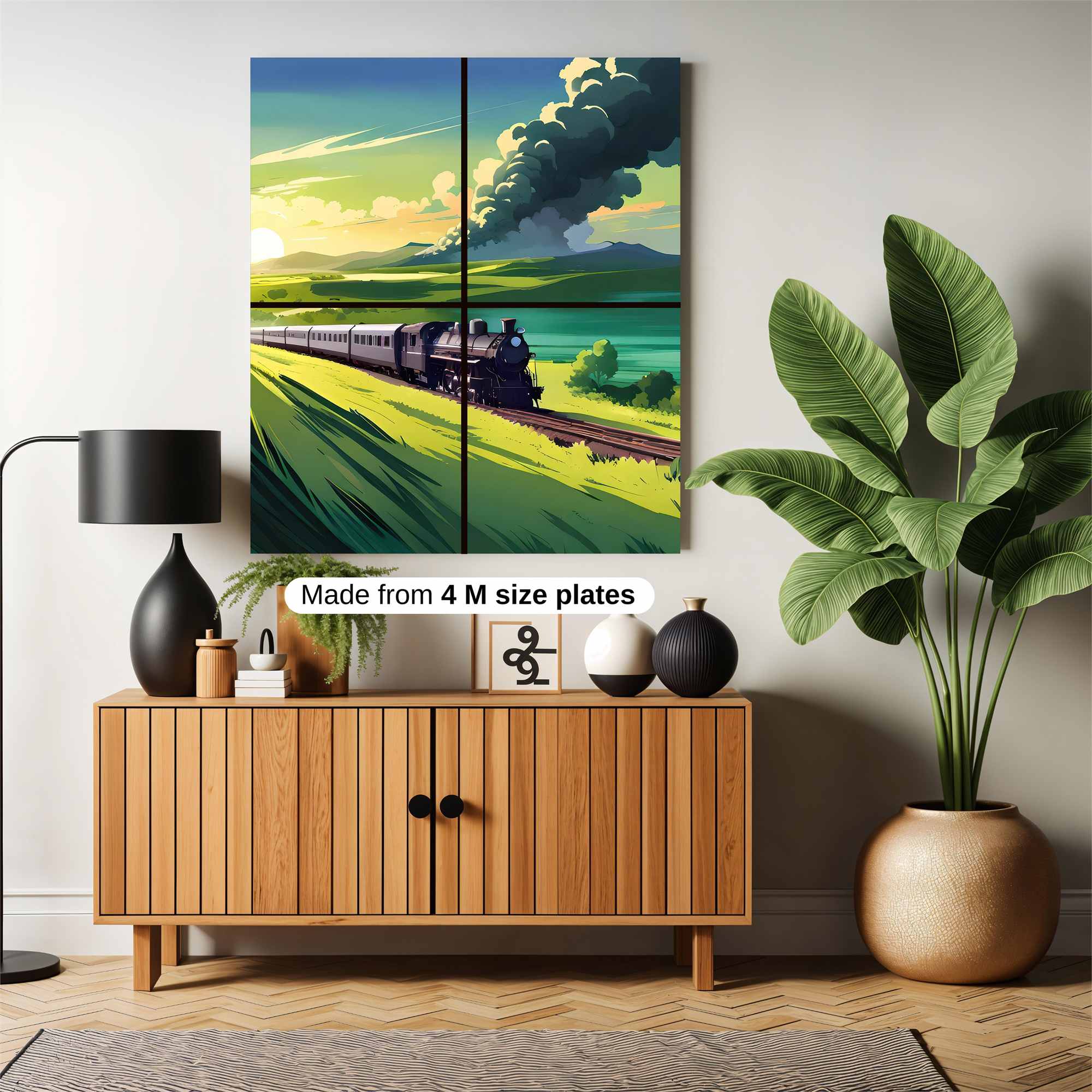 Train Twilight Safe Wall Magnetic / M