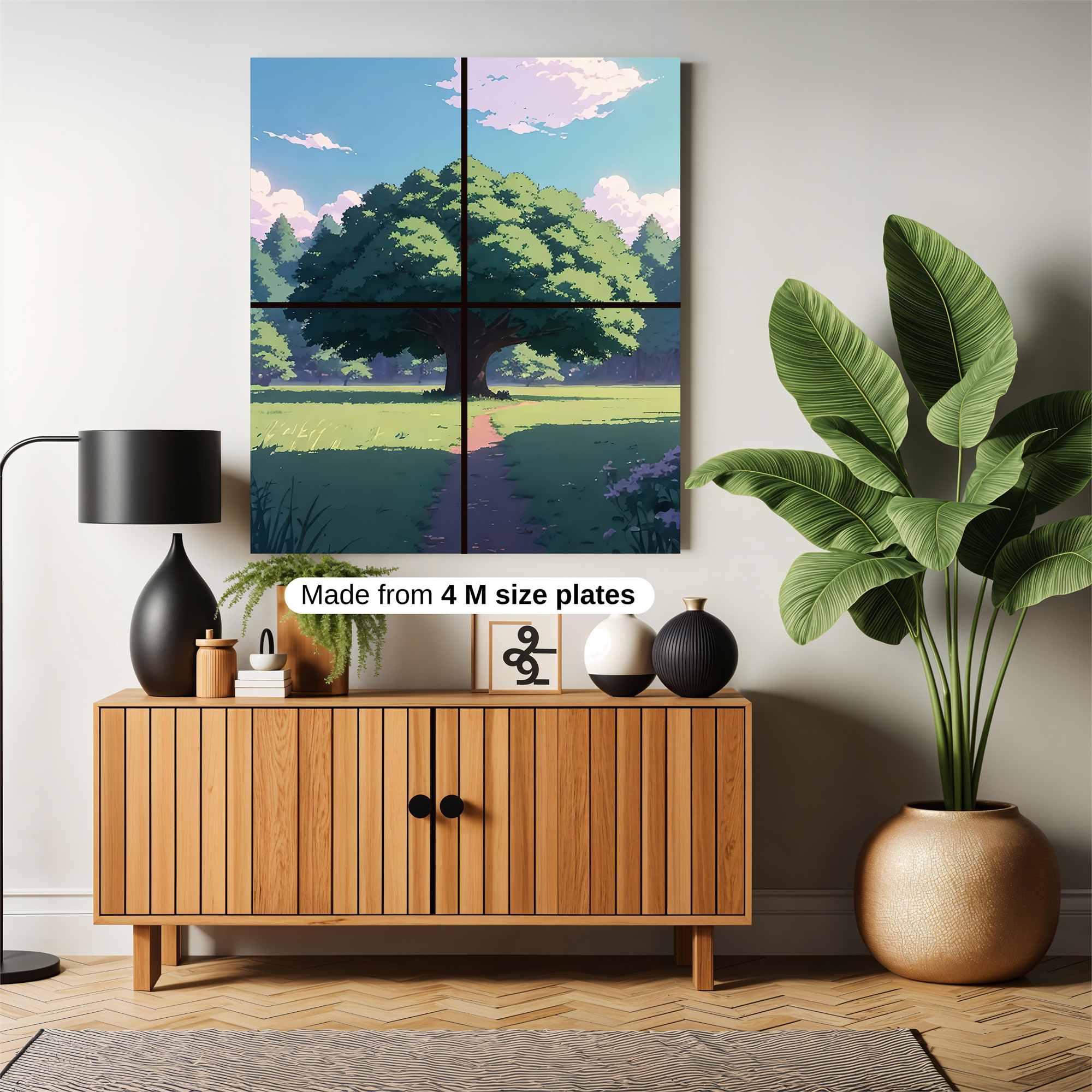 Oak Serenity Safe Wall Magnetic / M