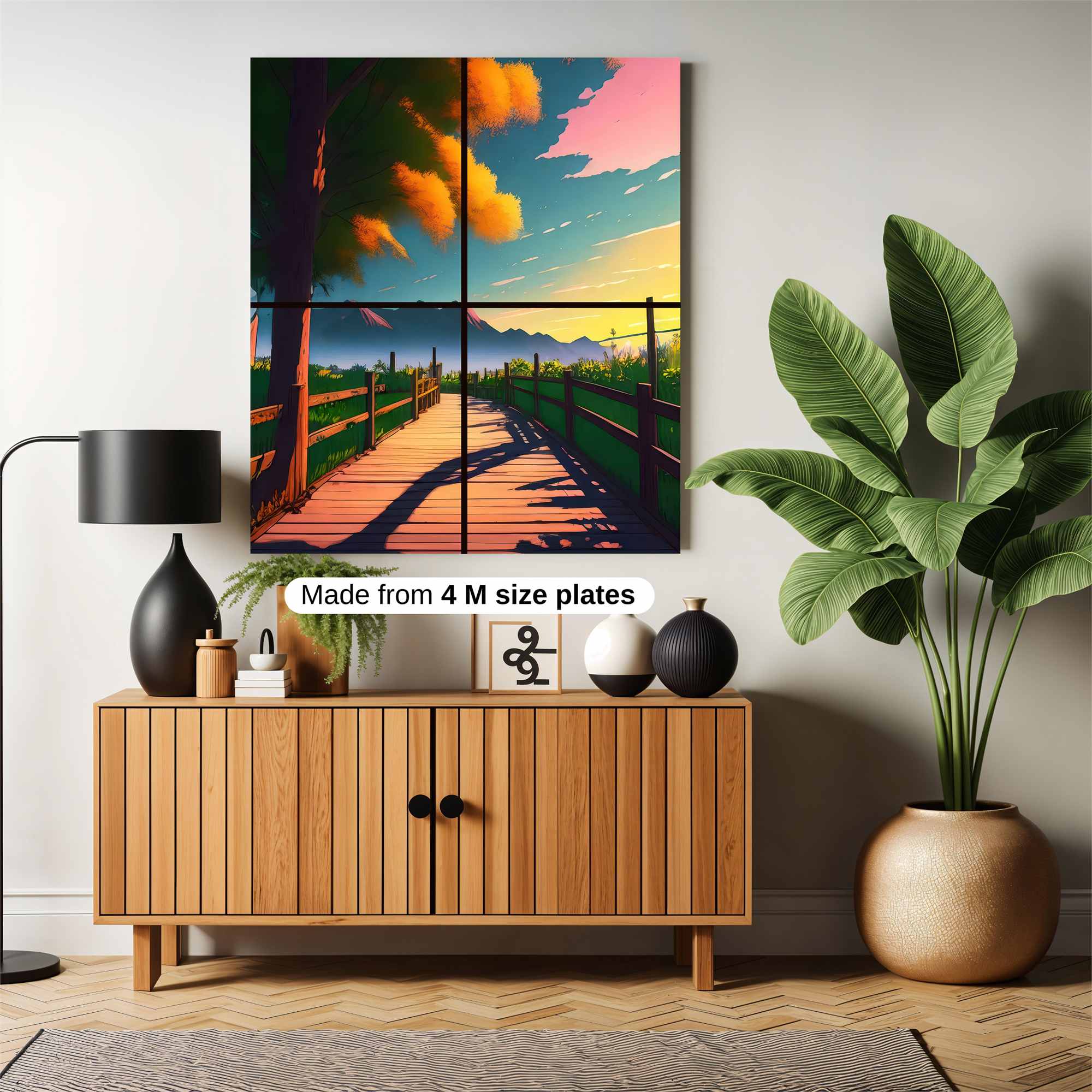 Sunset Serenity Safe Wall Magnetic / M