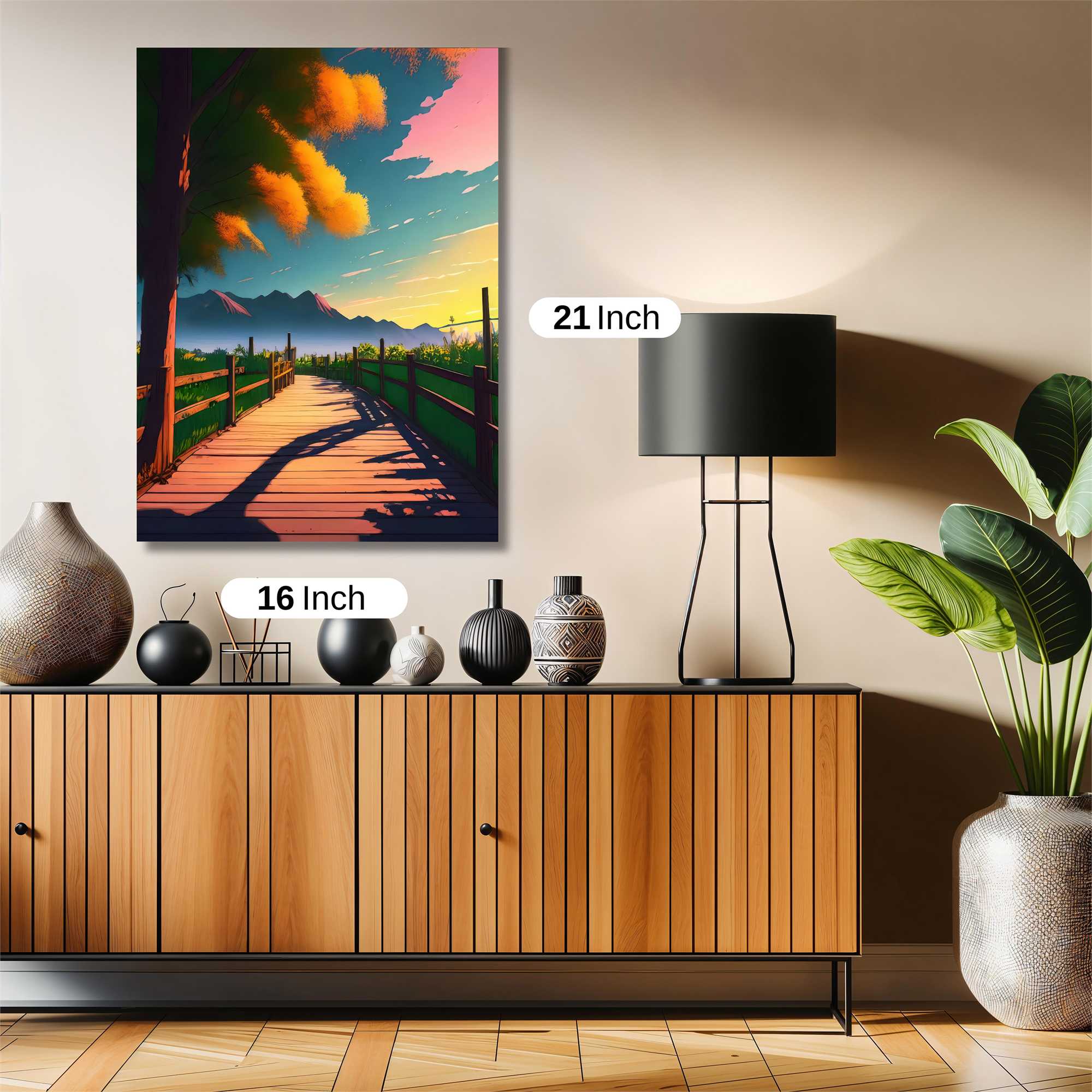 Sunset Serenity Safe Wall Magnetic / M