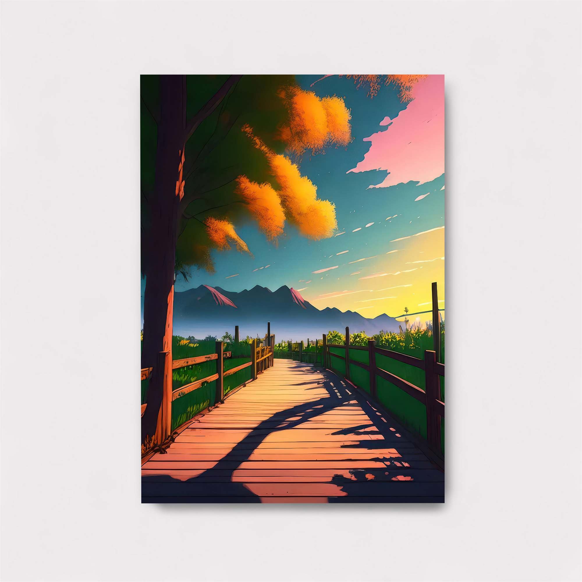 Sunset Serenity Safe Wall Magnetic / M