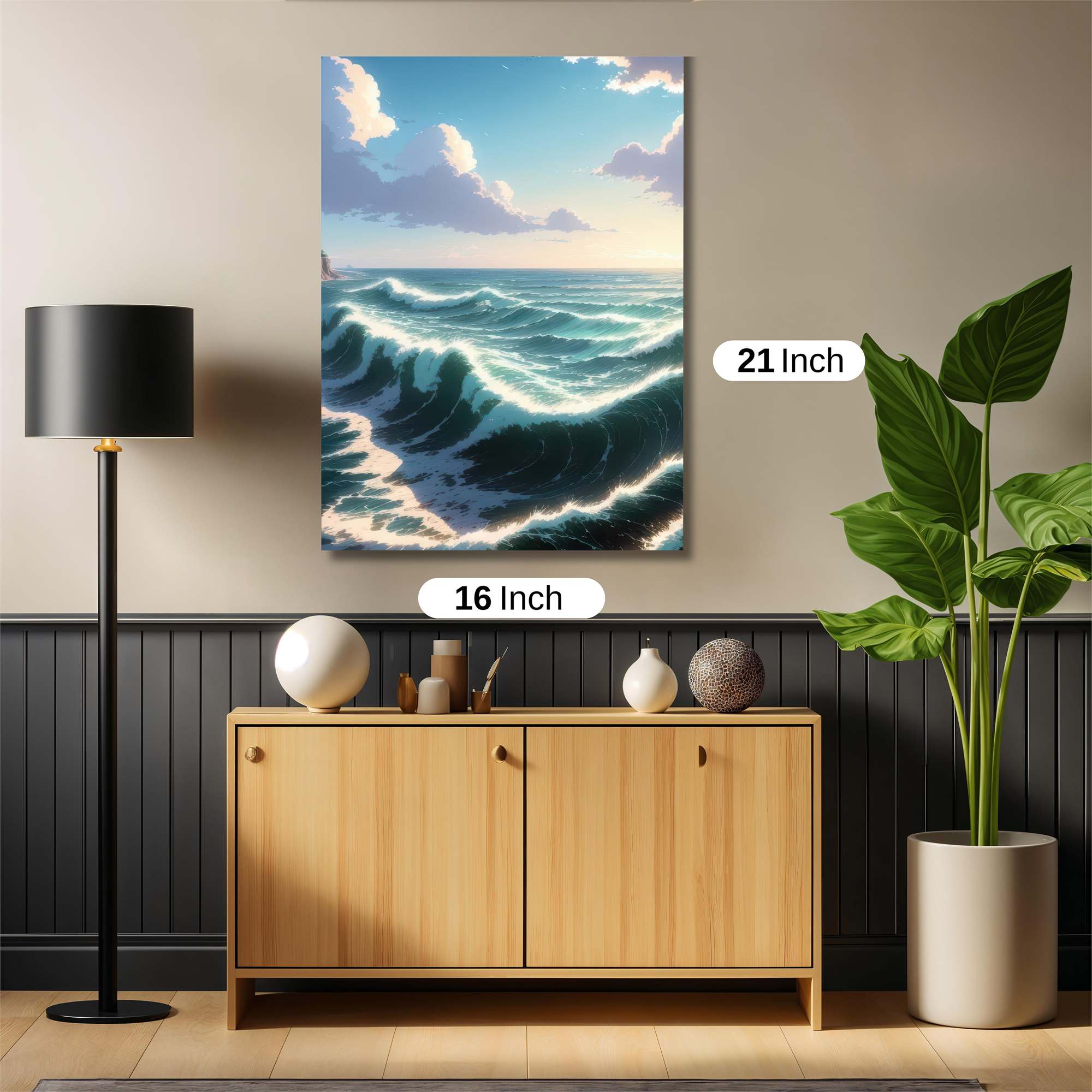 Oceanic Serenity Safe Wall Magnetic / M