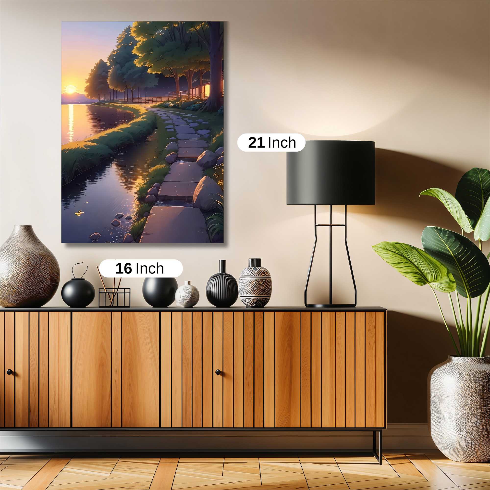 Sunset Serenity Safe Wall Magnetic / M