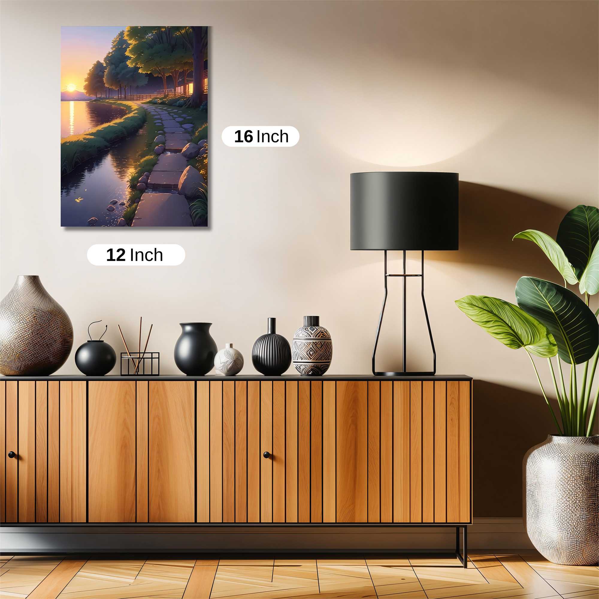 Sunset Serenity Safe Wall Magnetic / M