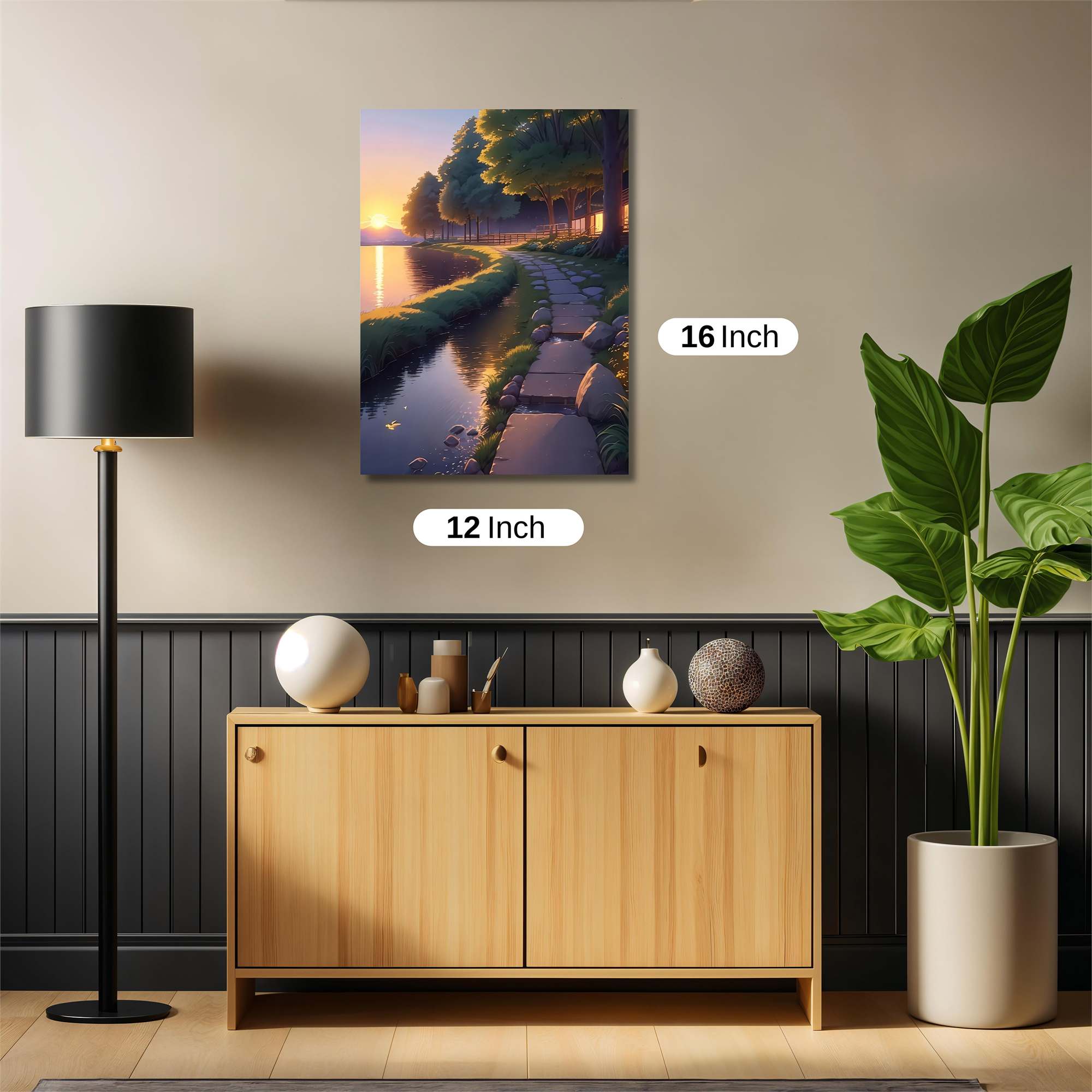 Sunset Serenity Safe Wall Magnetic / M