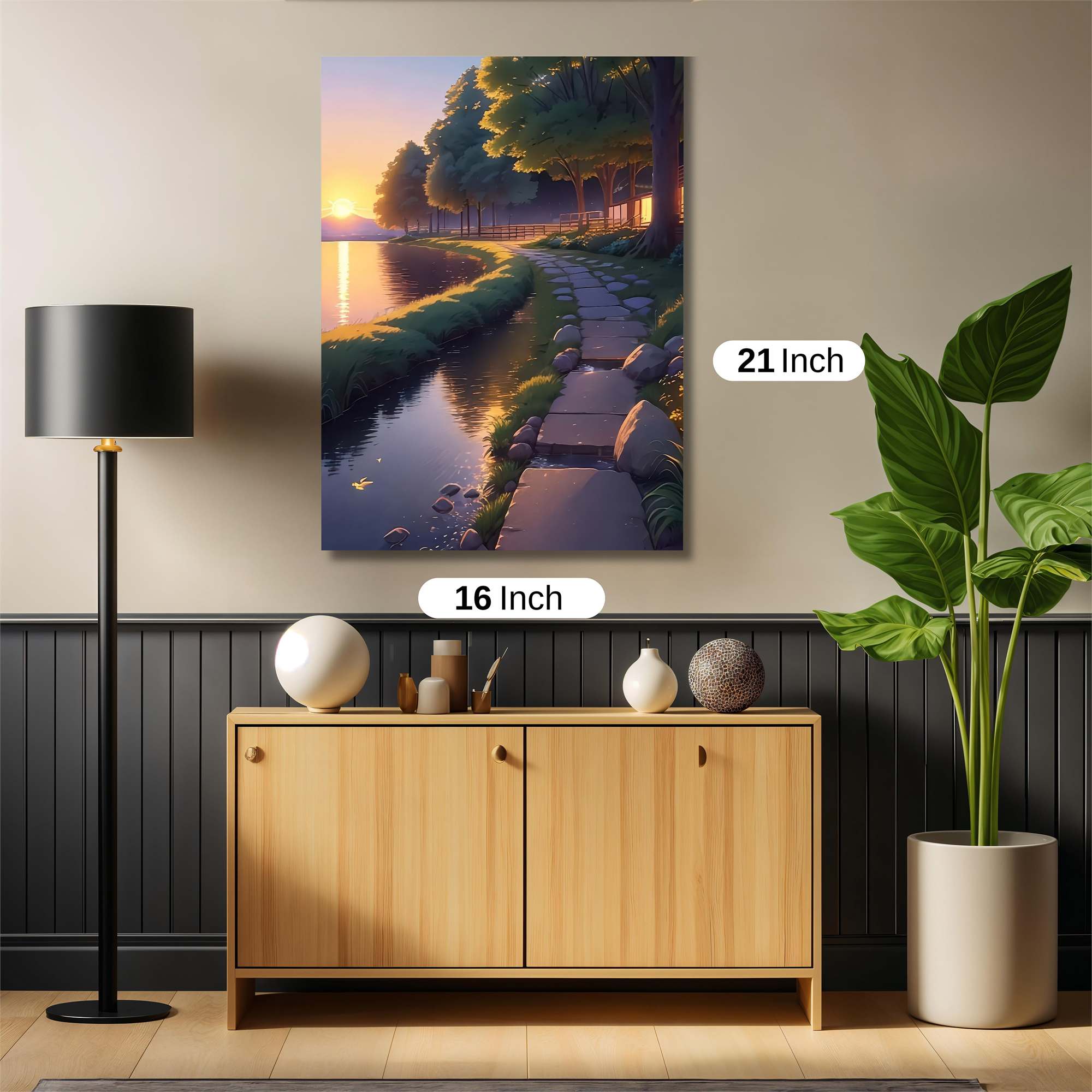 Sunset Serenity Safe Wall Magnetic / M