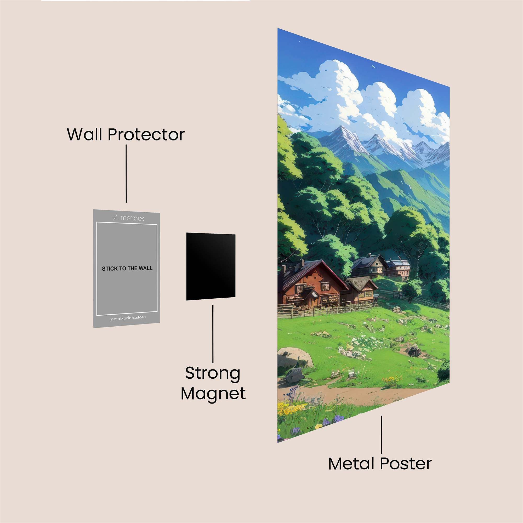 Alpine Serenity Safe Wall Magnetic / M