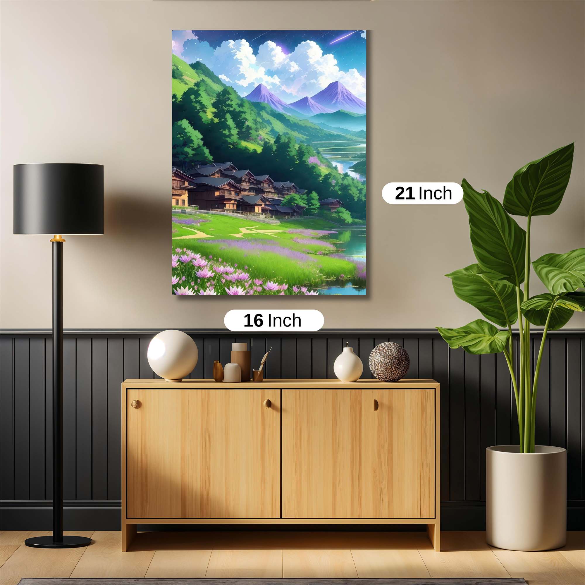 Mountain Serenity Safe Wall Magnetic / M