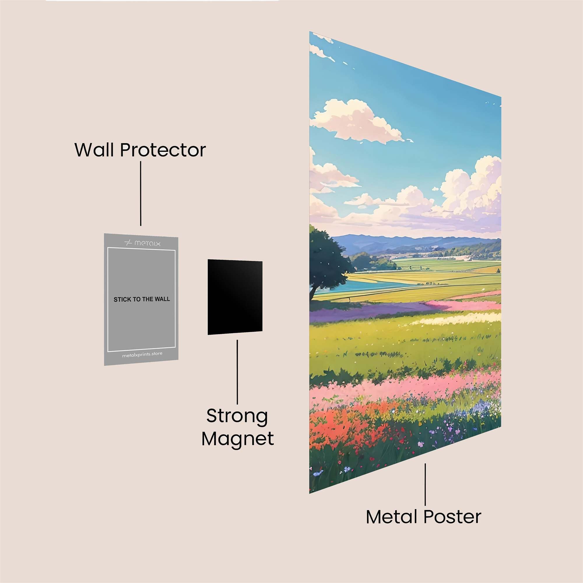 Tranquil Vista Safe Wall Magnetic / M