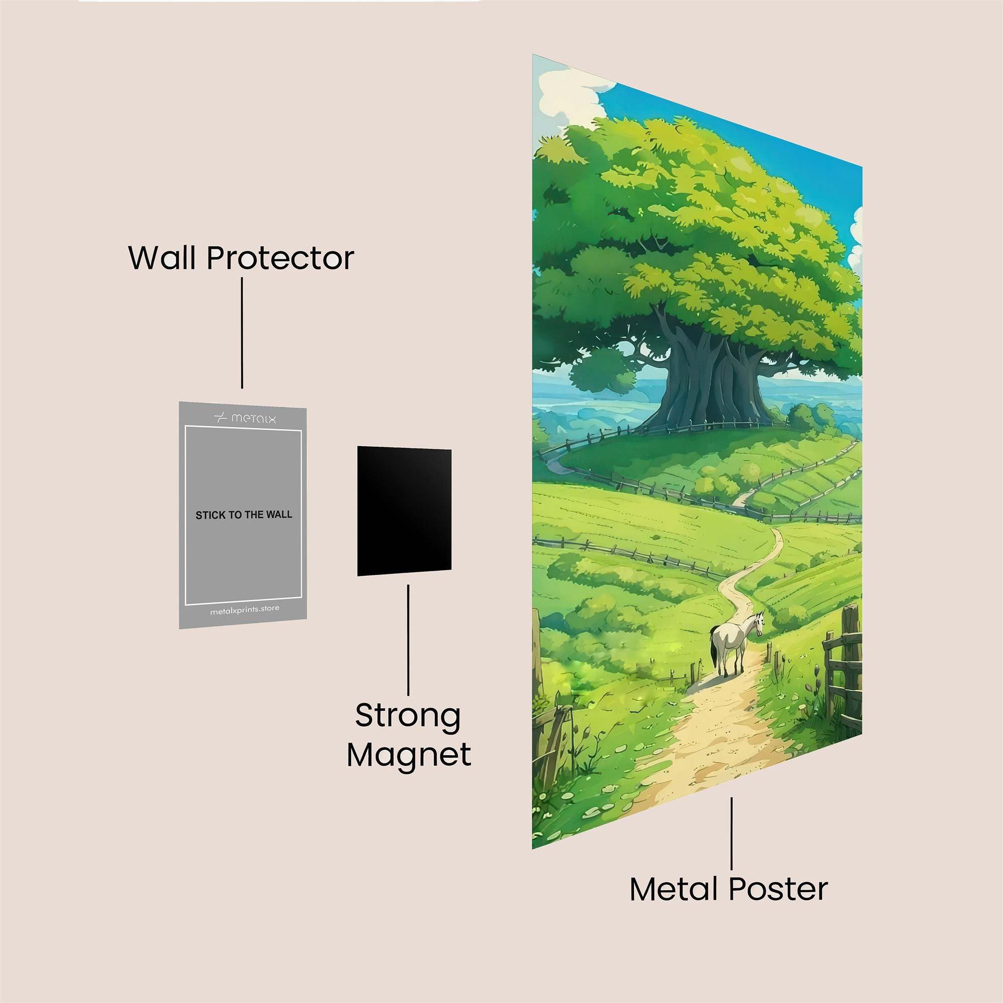 Totoro Tranquil Safe Wall Magnetic / M