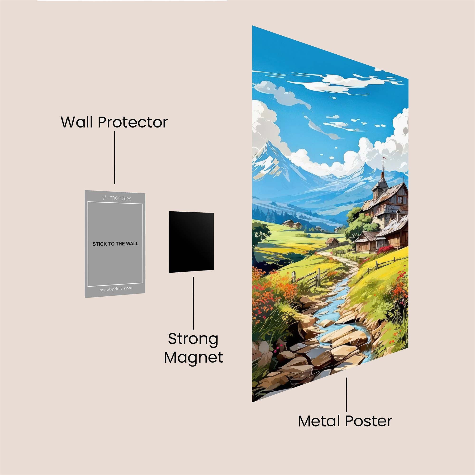 Alpine Serenity Safe Wall Magnetic / M