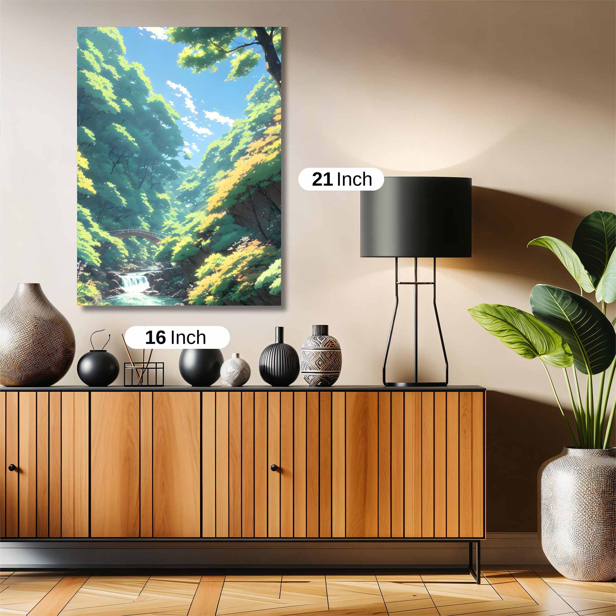 Forest Serenity Safe Wall Magnetic / M