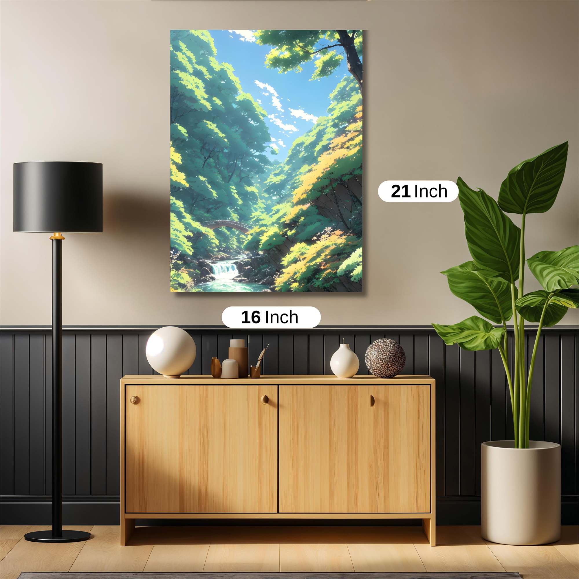 Forest Serenity Safe Wall Magnetic / M