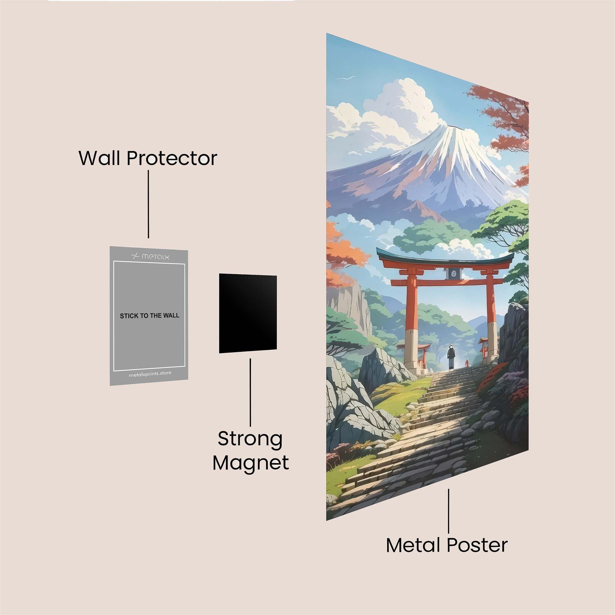 Fuji Serenity Safe Wall Magnetic / M