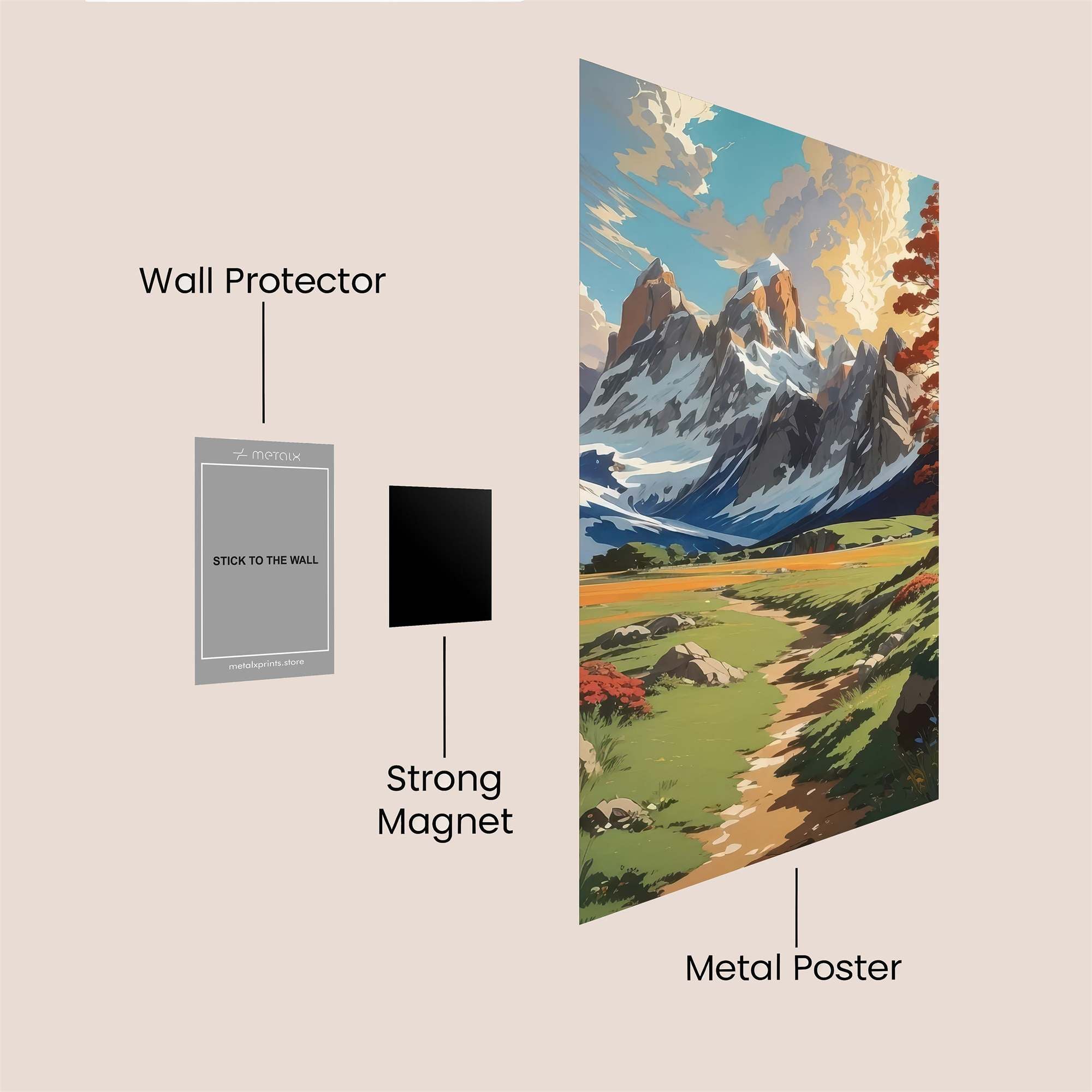 Matterhorn Majesty Safe Wall Magnetic / M