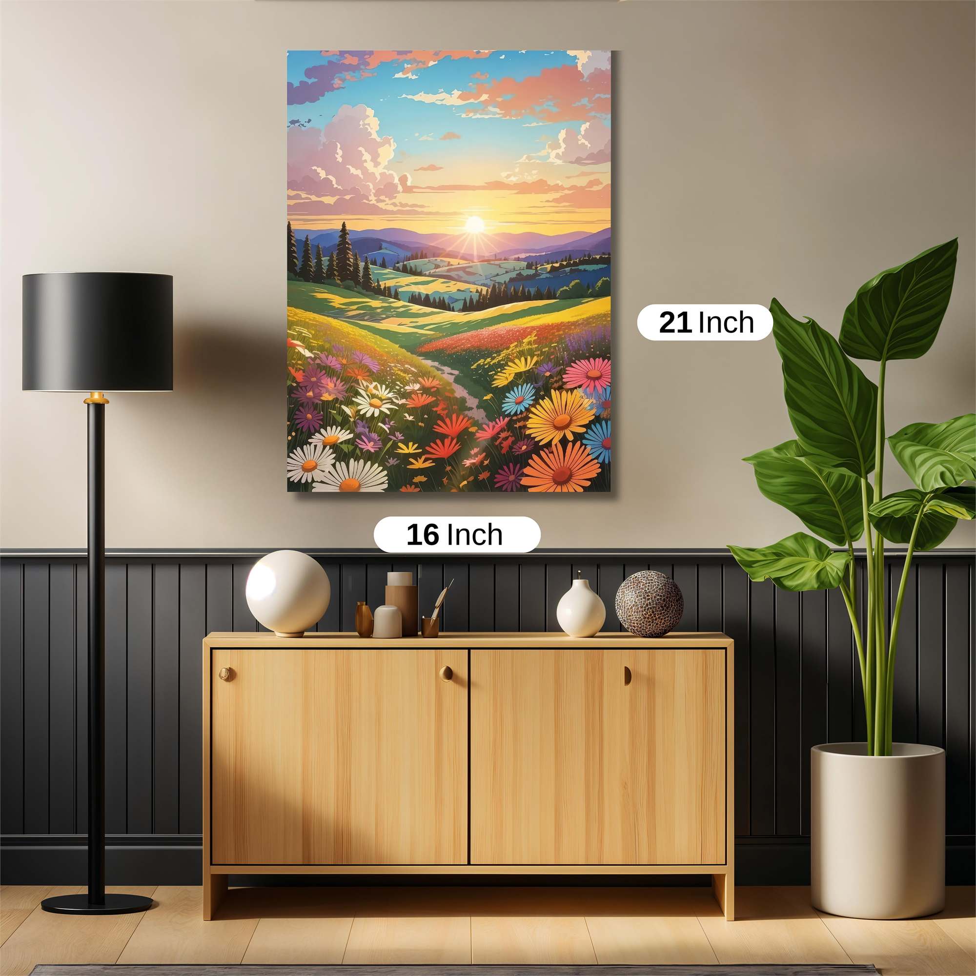 Sunrise Serenity Safe Wall Magnetic / M