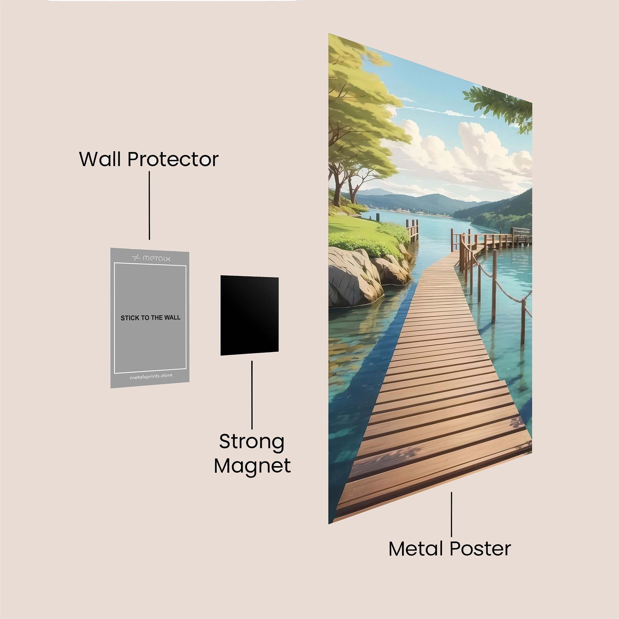 Serenity Walk Safe Wall Magnetic / M