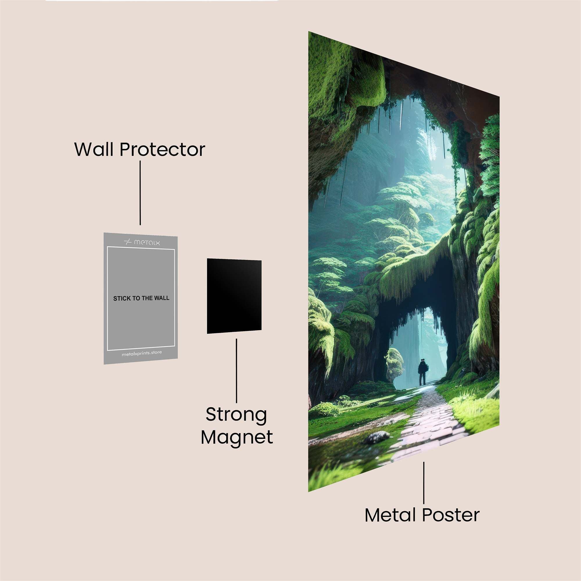 Forest Whisper Safe Wall Magnetic / M