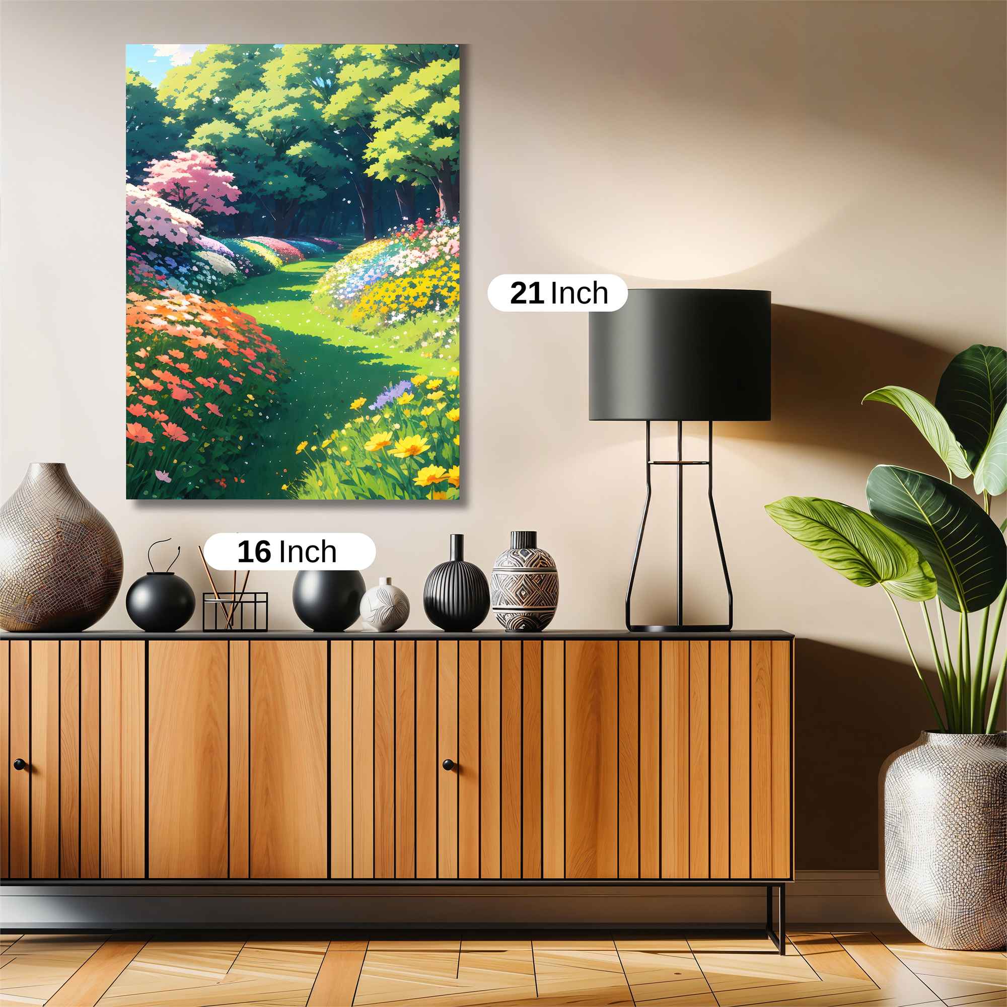 Garden Serenity Safe Wall Magnetic / M