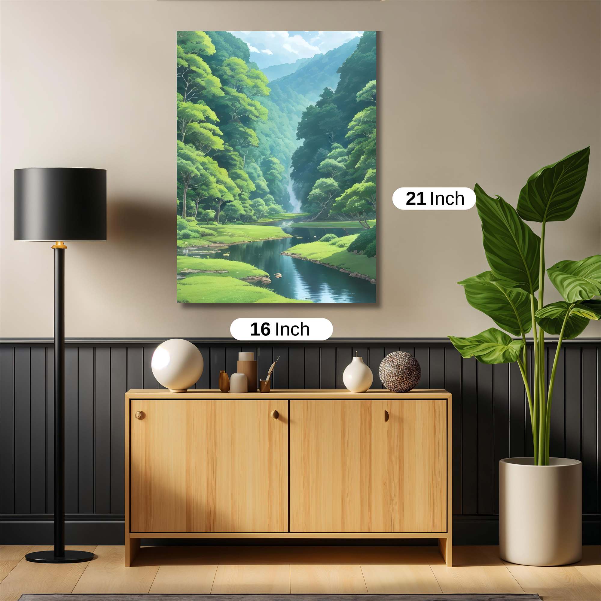 Forest Serenity Safe Wall Magnetic / M