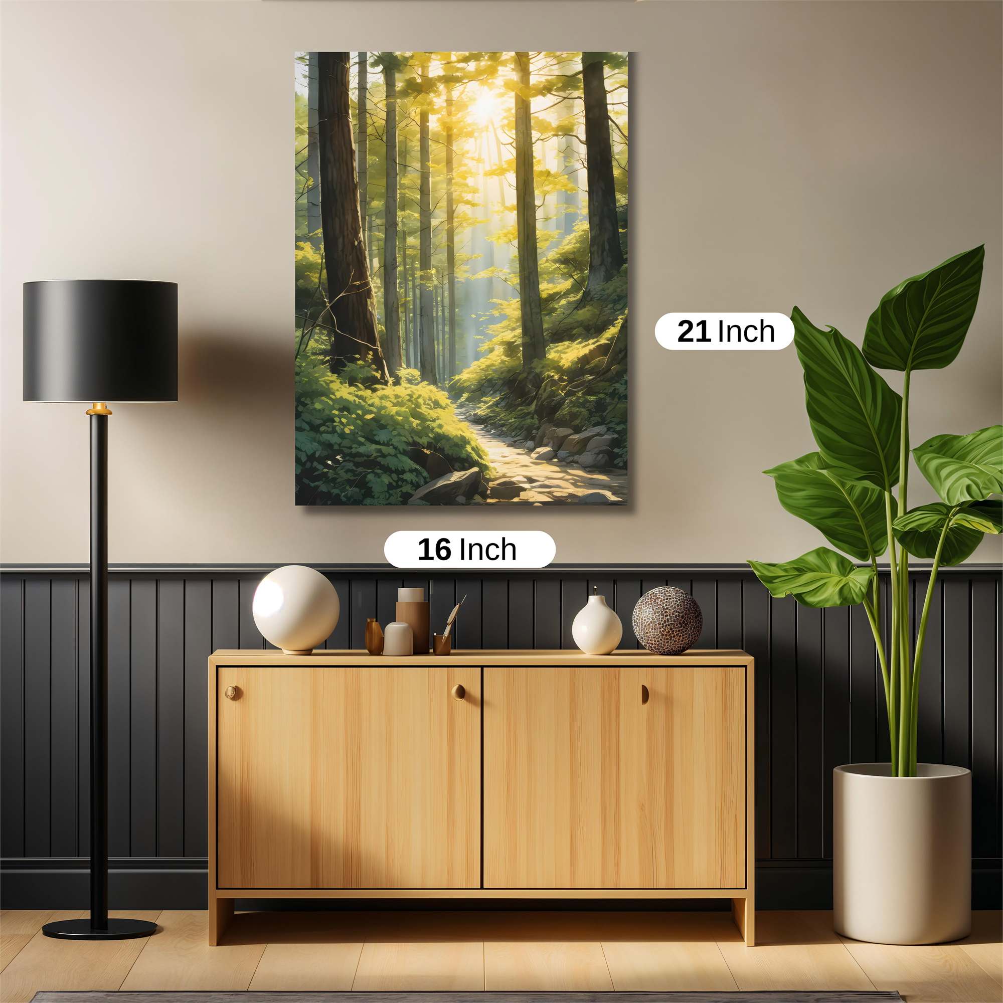 Sunlit Serenity Safe Wall Magnetic / M