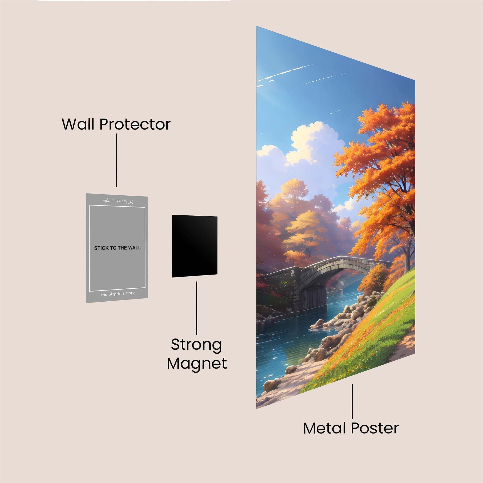 Autumn Serenity Safe Wall Magnetic / M