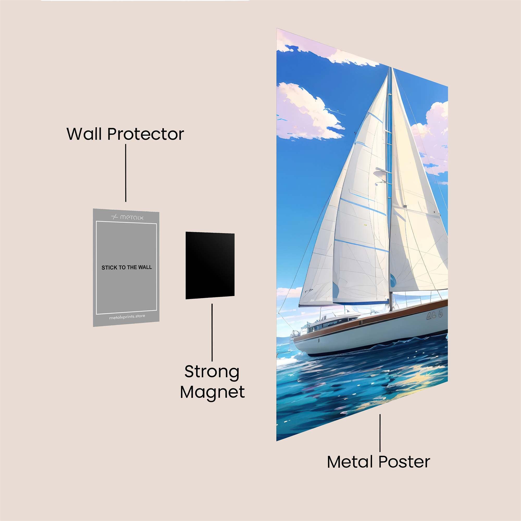 Sailor's Serenity Safe Wall Magnetic / M