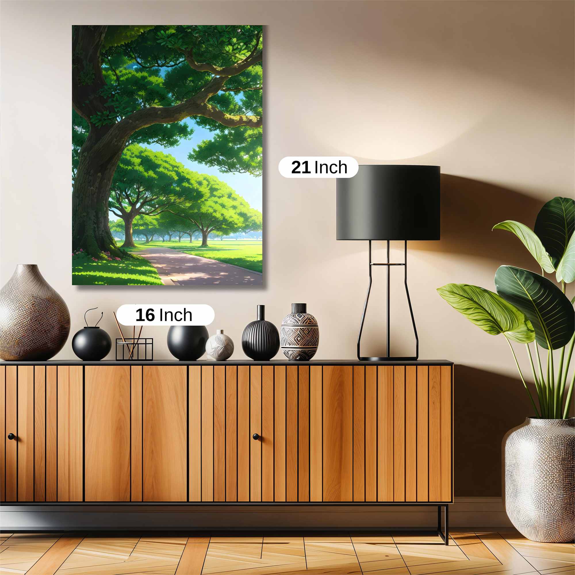 Sunlit Serenity Safe Wall Magnetic / M