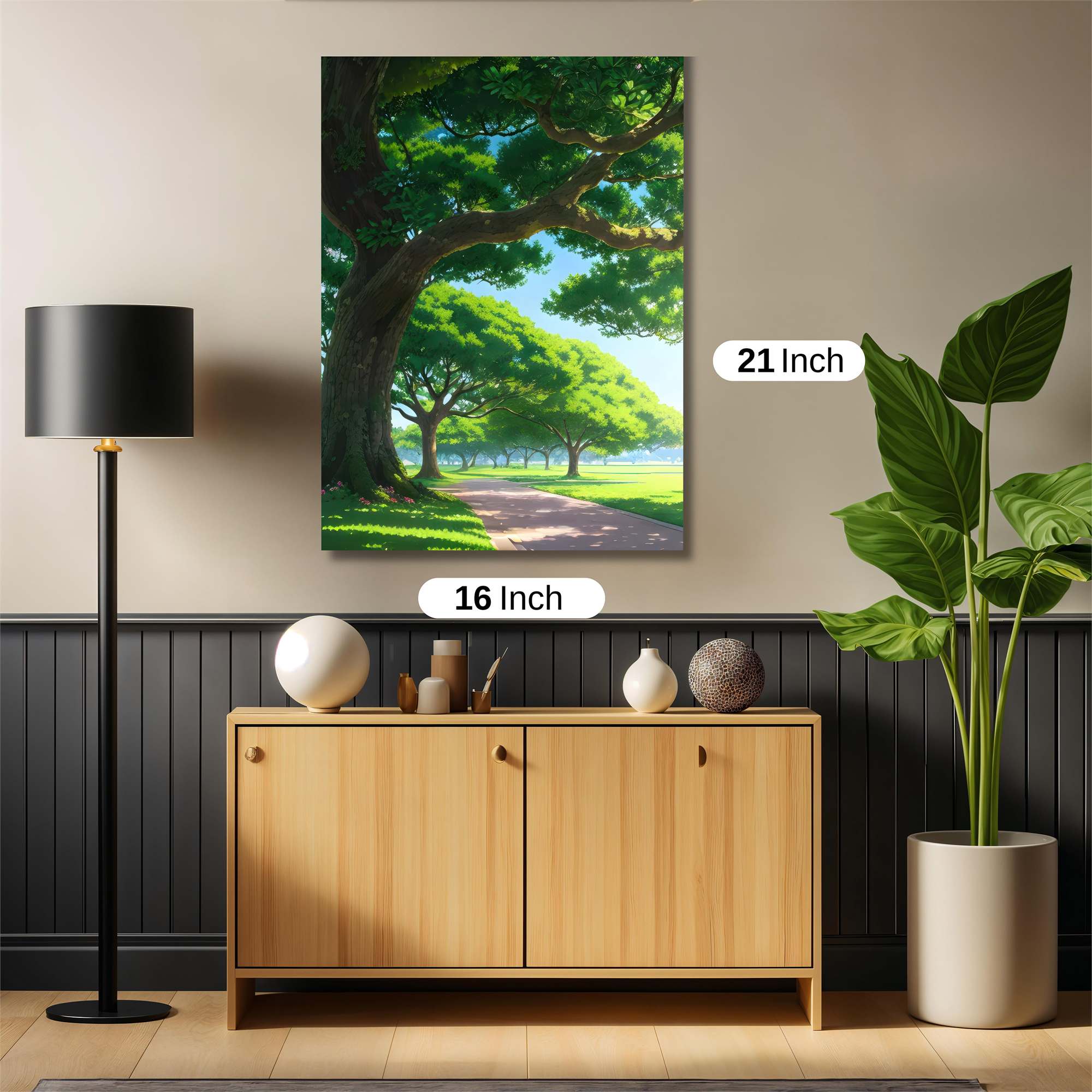 Sunlit Serenity Safe Wall Magnetic / M