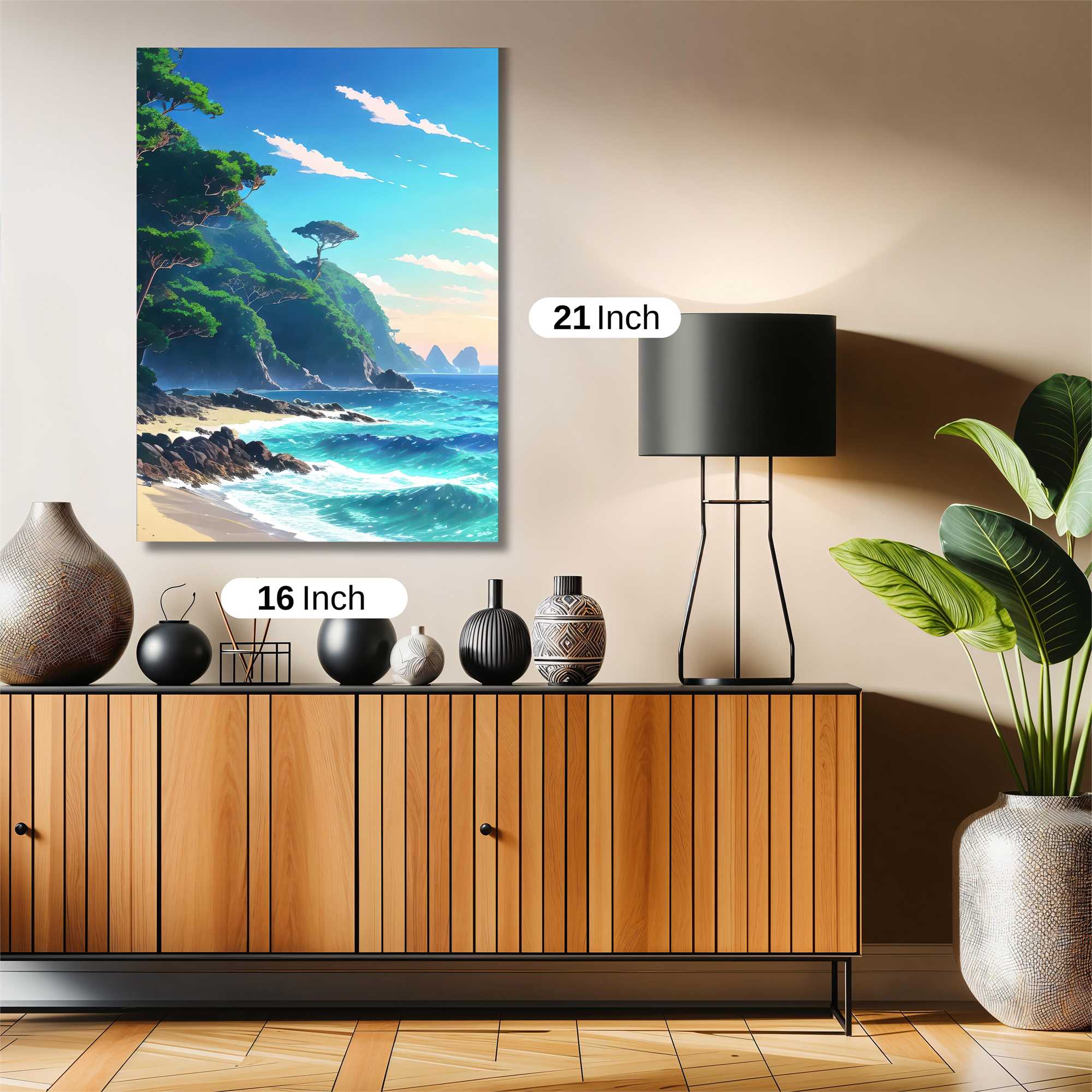 Island Serenity Safe Wall Magnetic / M
