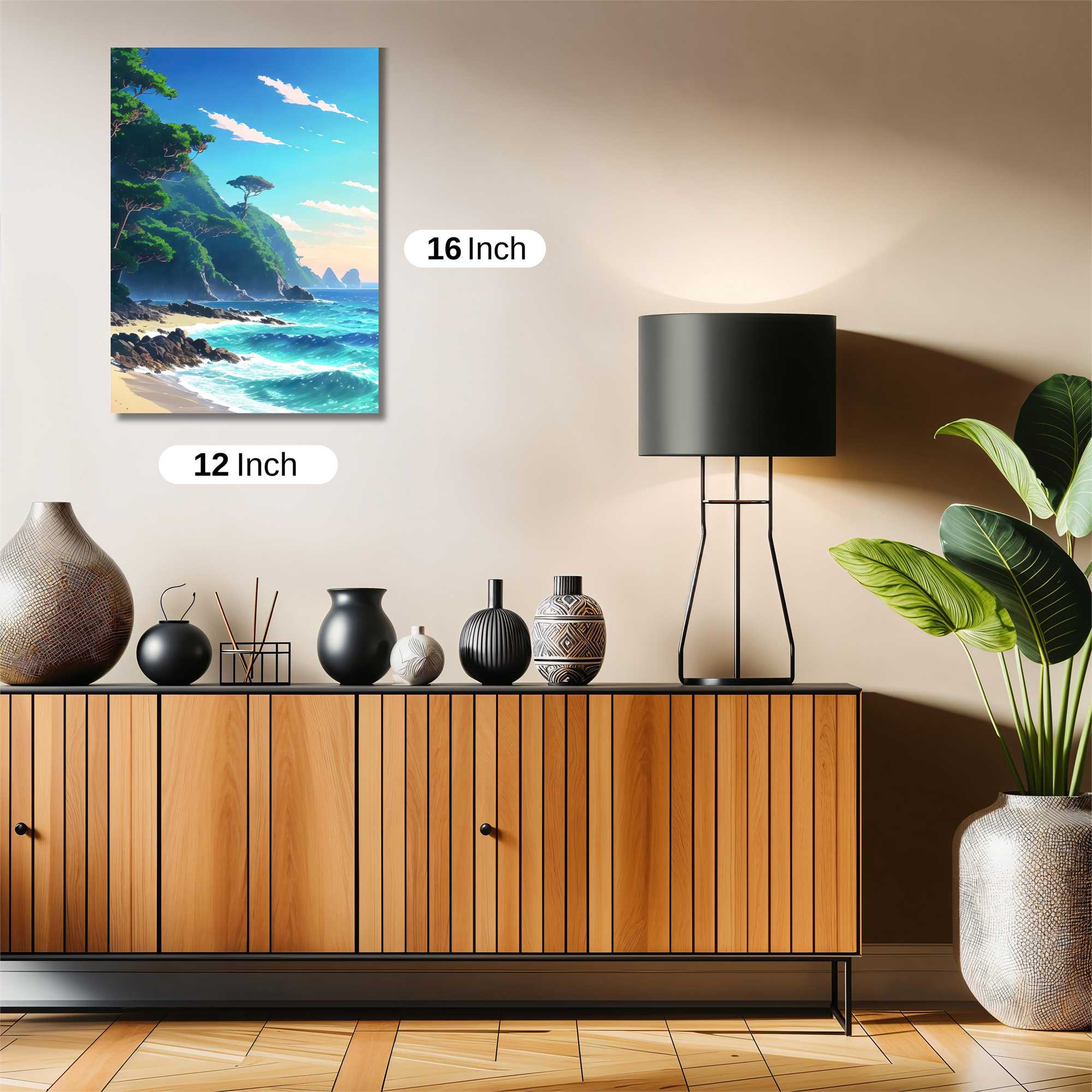 Island Serenity Safe Wall Magnetic / M