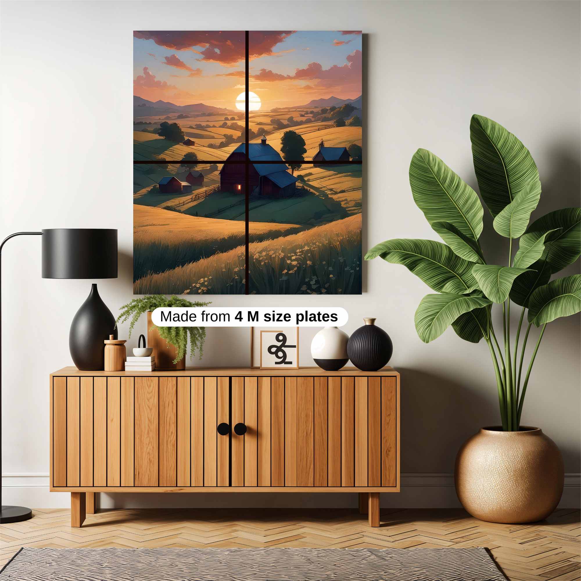 Sunset Serenity Safe Wall Magnetic / M