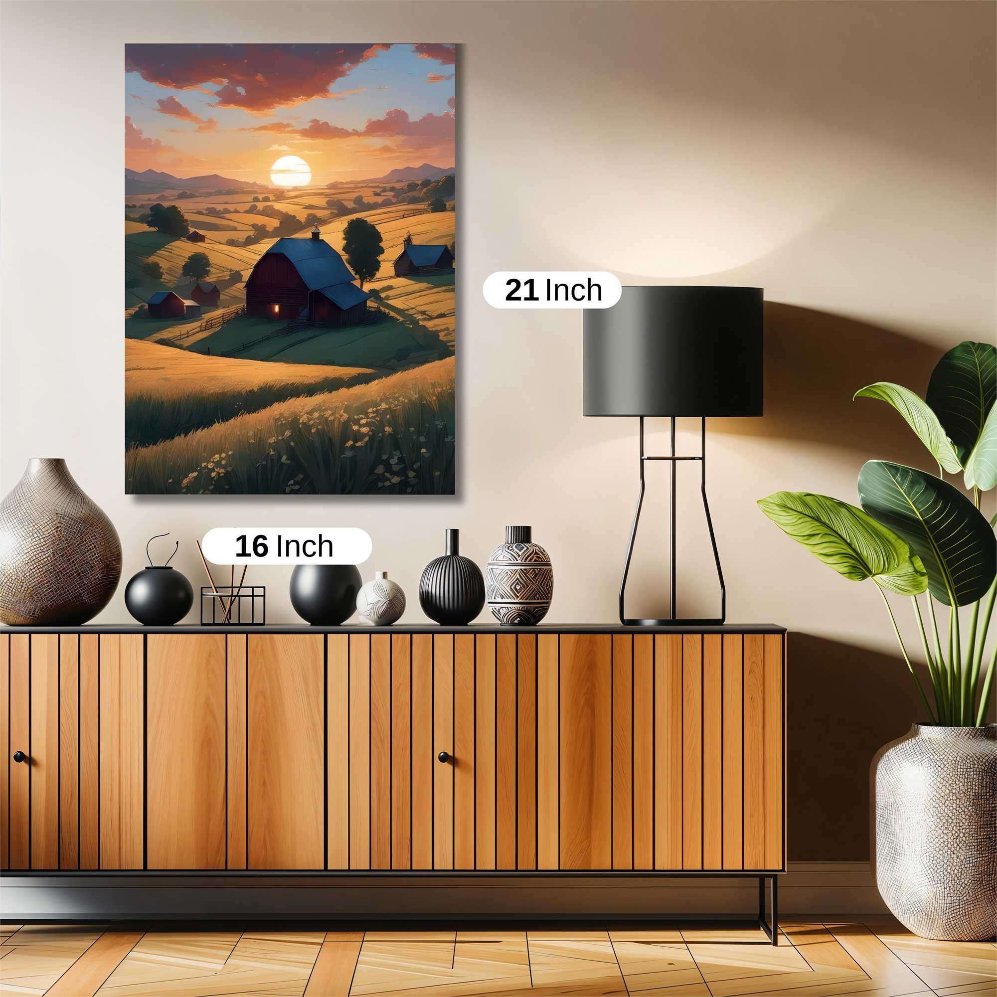 Sunset Serenity Safe Wall Magnetic / M