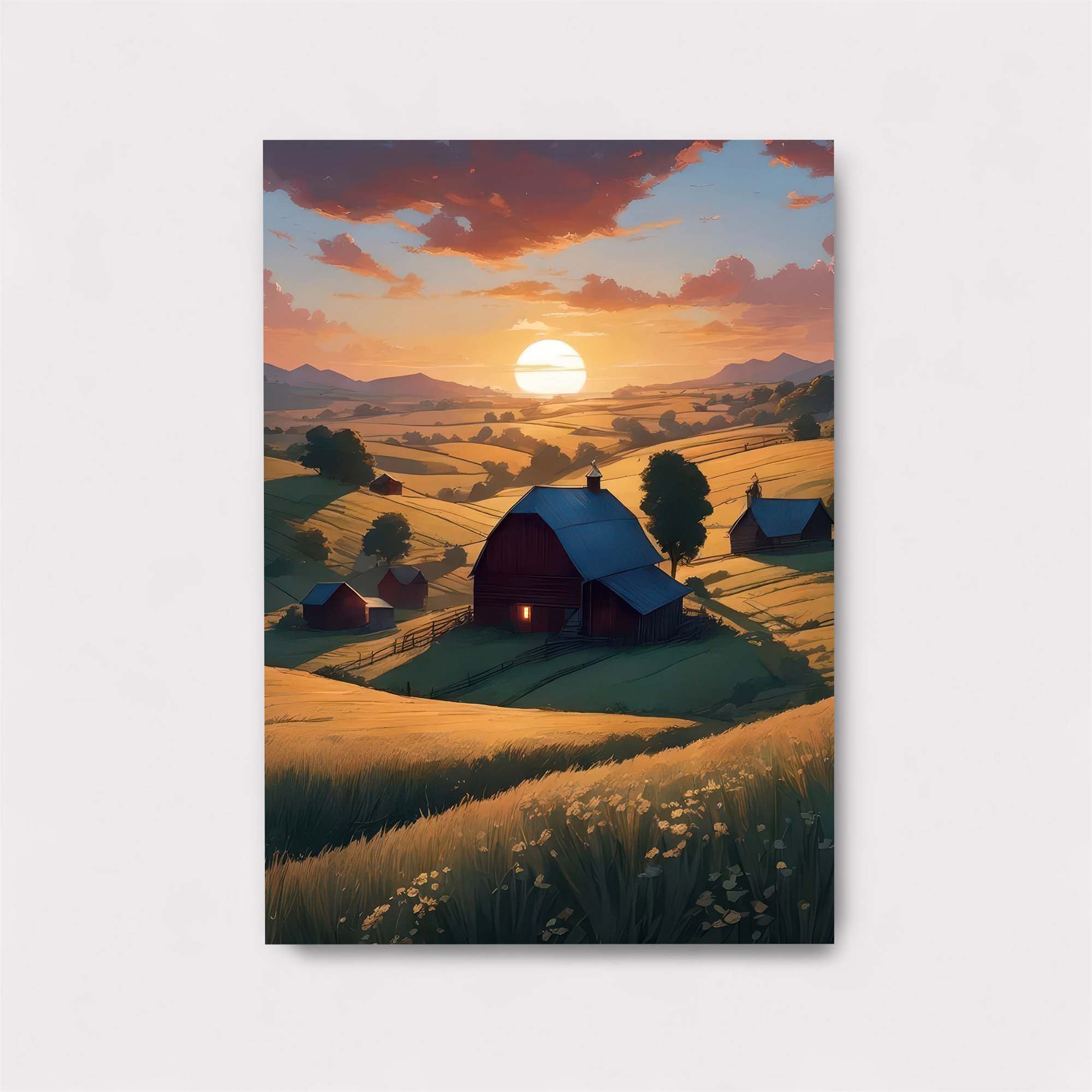 Sunset Serenity Safe Wall Magnetic / M