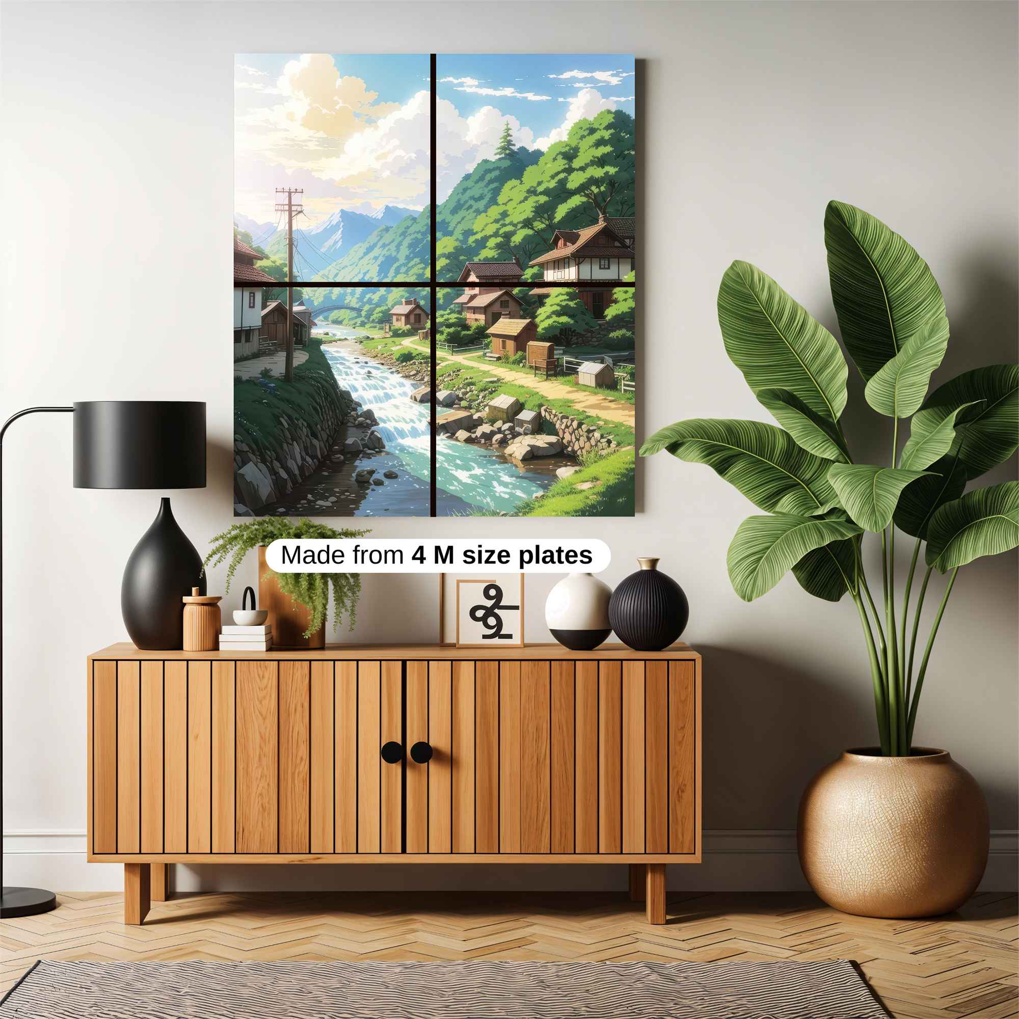 Mountain Serenity Safe Wall Magnetic / M