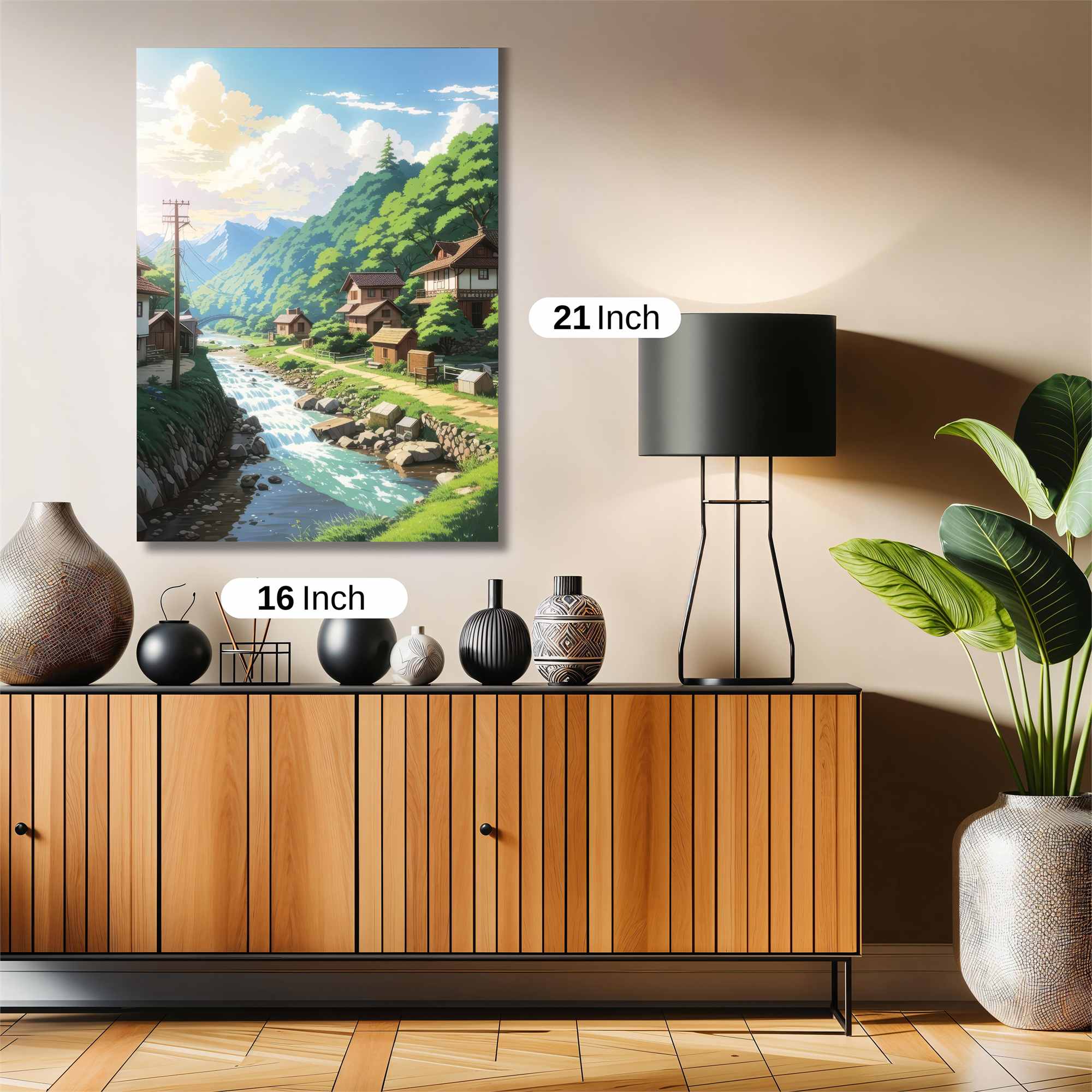 Mountain Serenity Safe Wall Magnetic / M