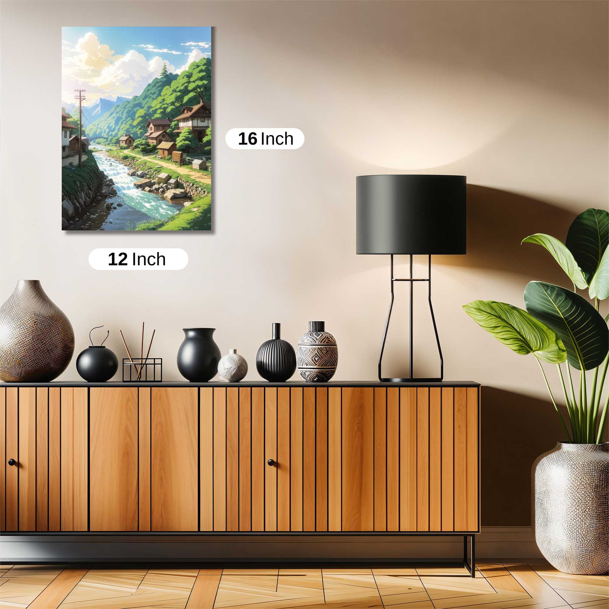 Mountain Serenity Safe Wall Magnetic / M