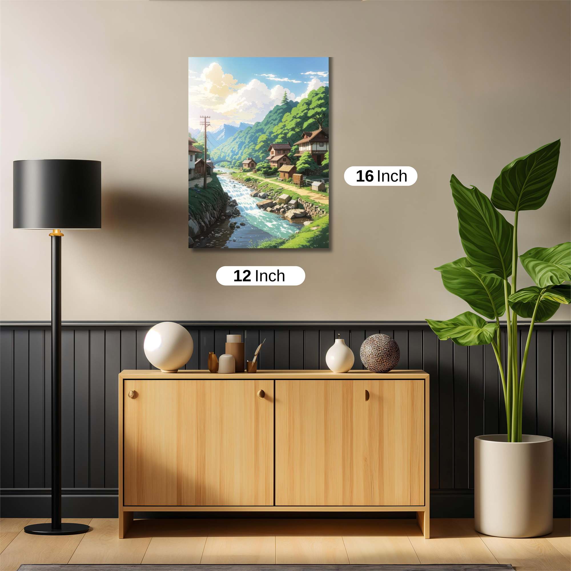 Mountain Serenity Safe Wall Magnetic / M