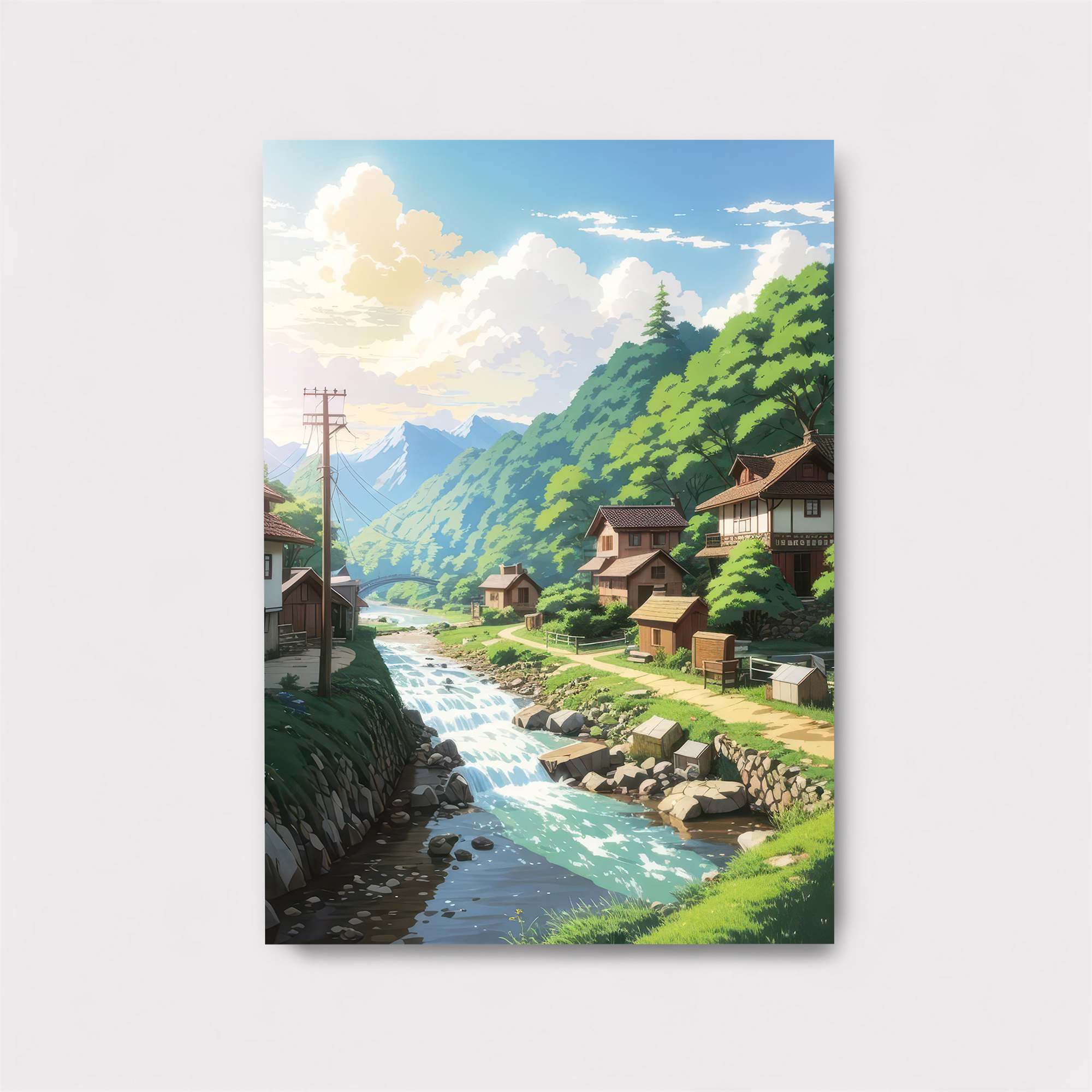 Mountain Serenity Safe Wall Magnetic / M