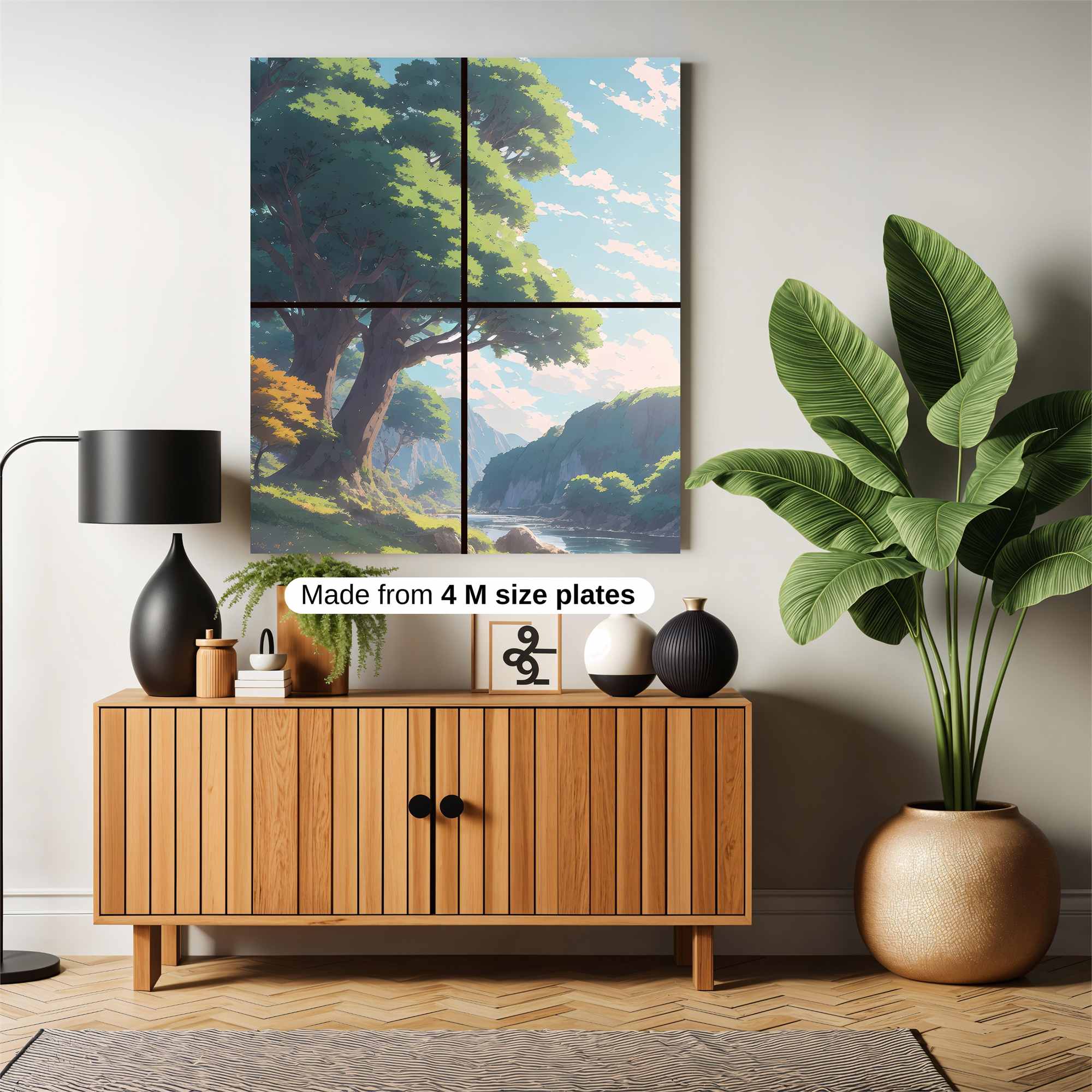 Sunlit Serenity Safe Wall Magnetic / M